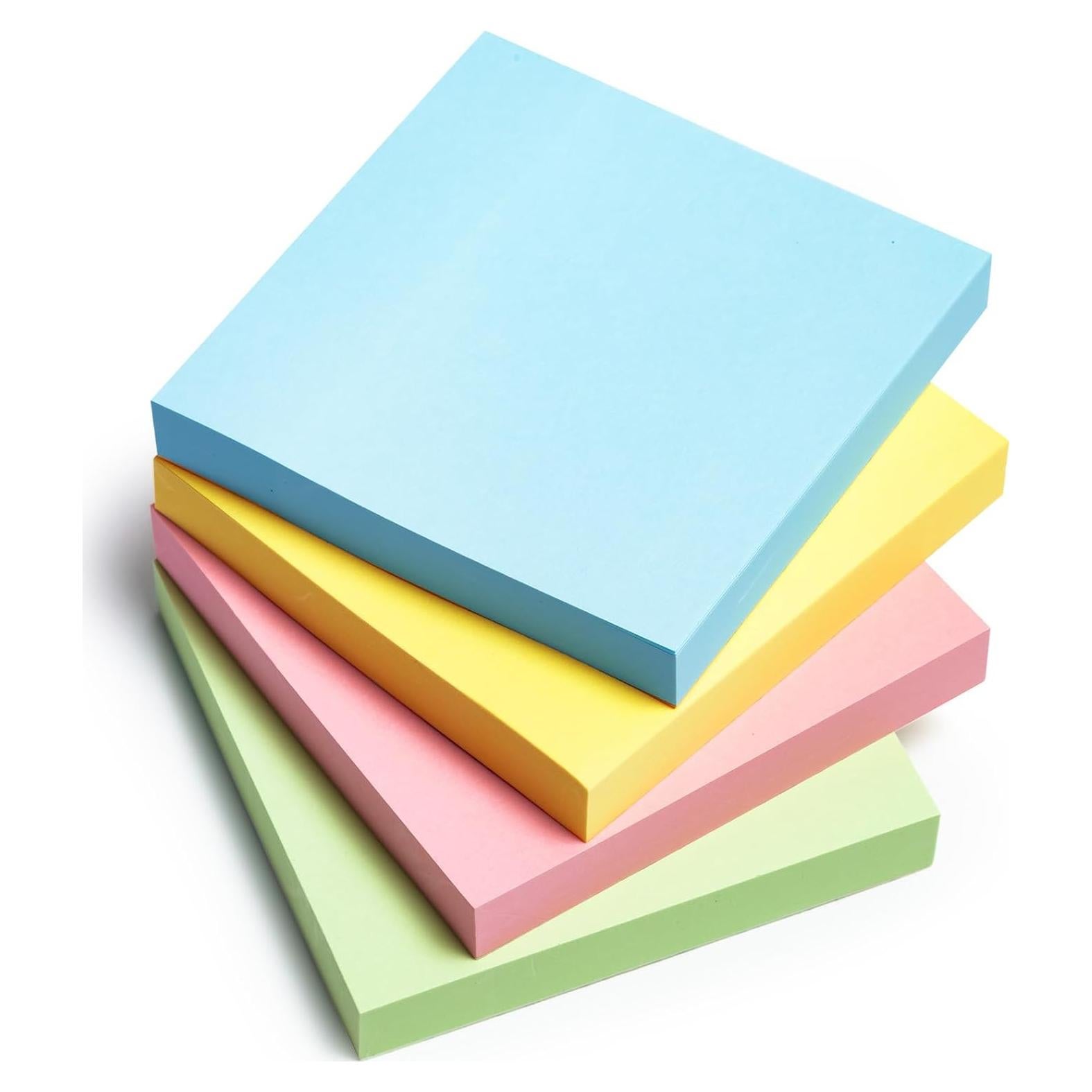 Notas Adhesivas M&G 7.62x7.62 cm, 400 Hojas, 4 Colores Brillantes