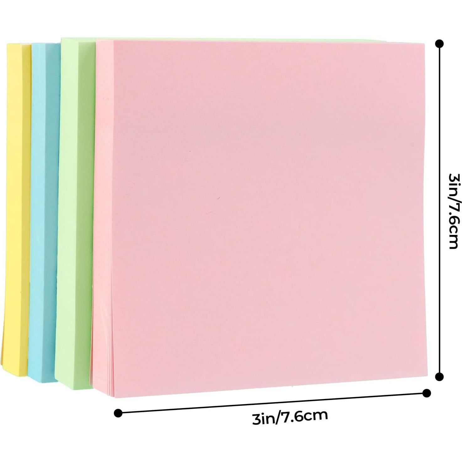 Notas Adhesivas M&G 7.62x7.62 cm, 400 Hojas, 4 Colores Brillantes