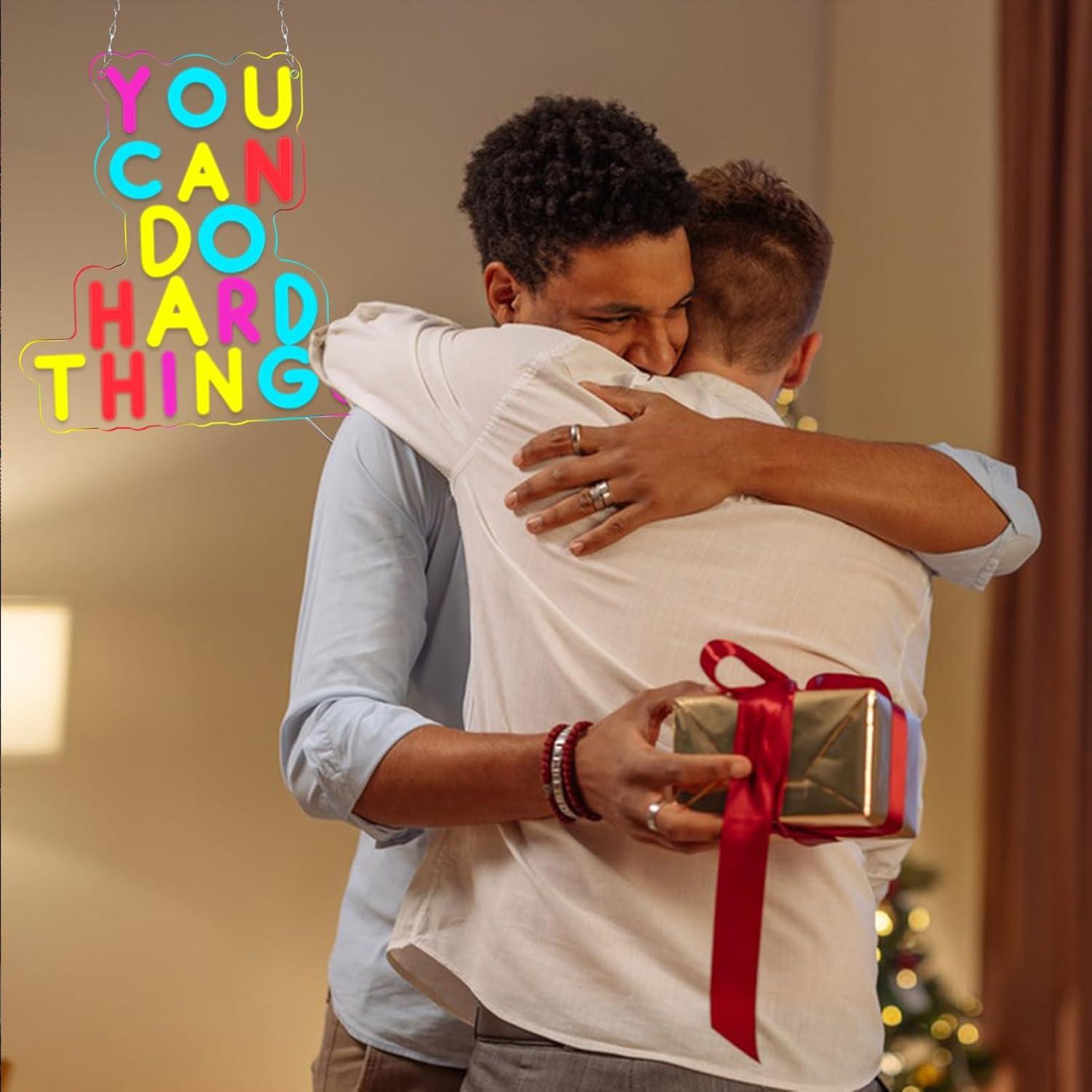 Luz Neón Dimmable WittyRhE 'Puedes Hacer Cosas Difíciles' 31.9x30.9cm