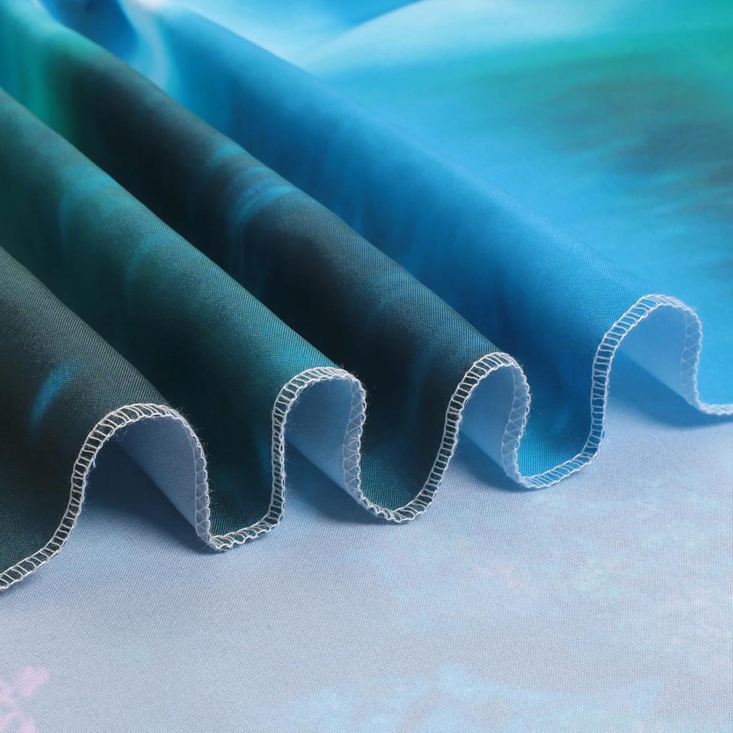 Tapiz de Cascada Miytal 150x130 cm Brilla en la Oscuridad