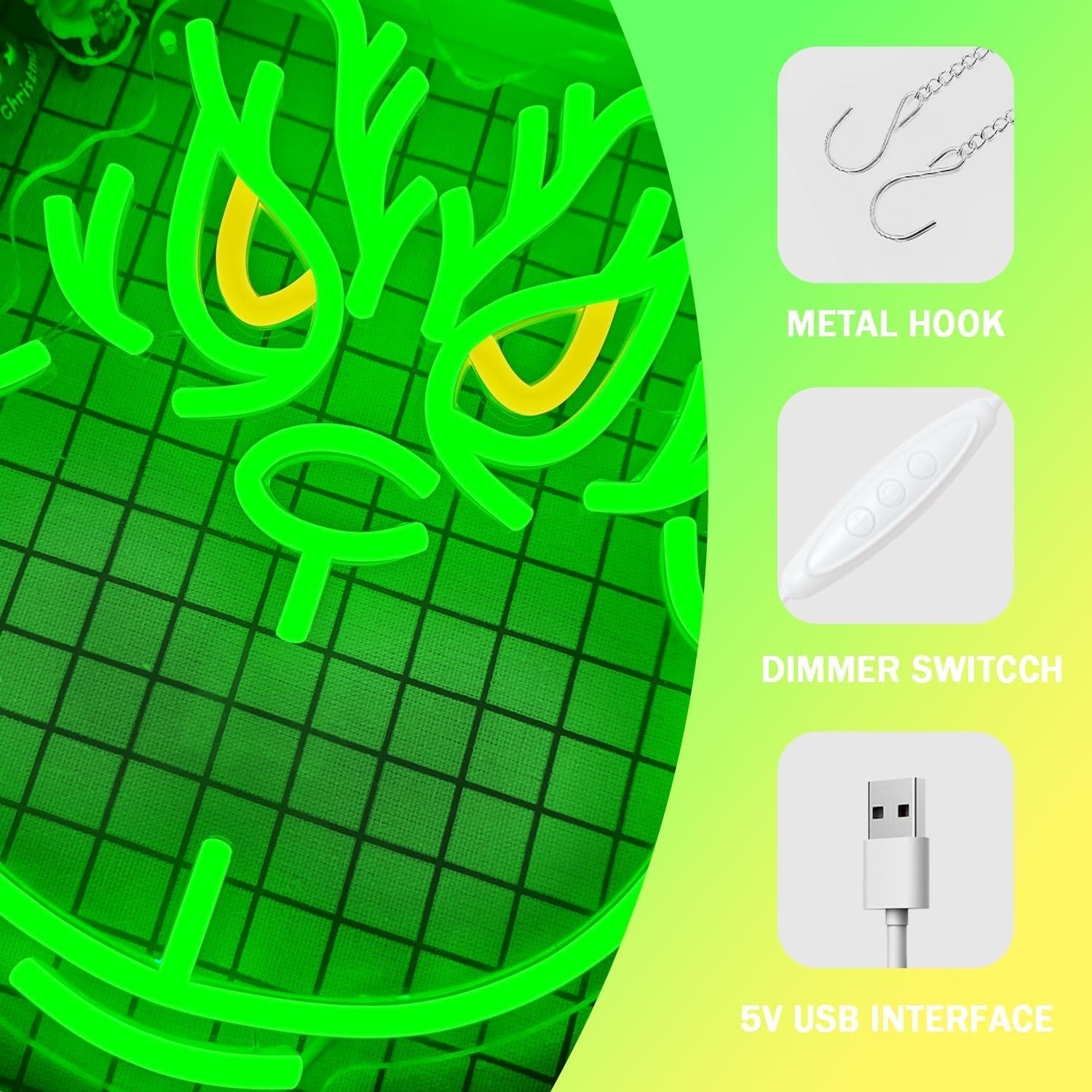 Luz LED Regulable Zikdhf Neon Navideña para Decoración