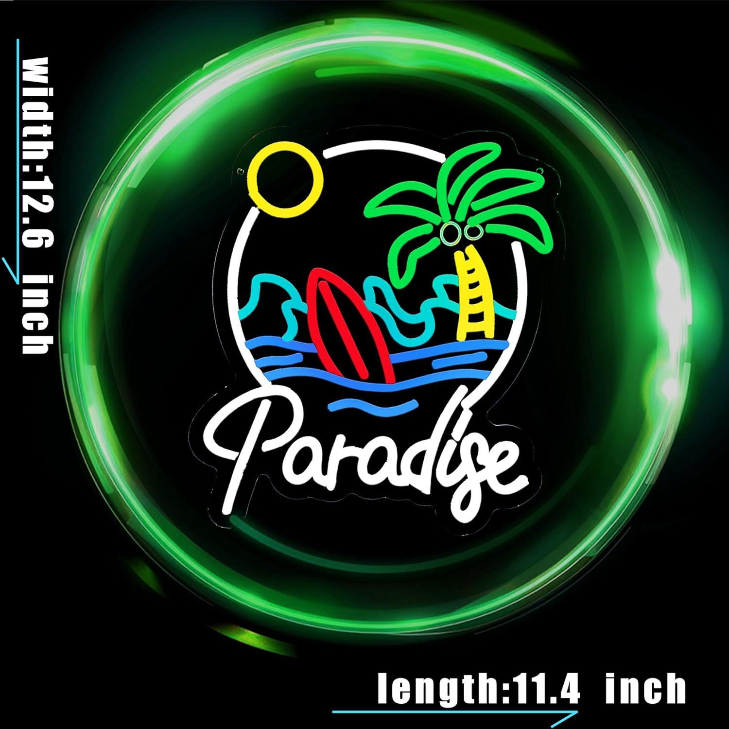 Luz de Neón LED Paraíso de Palma - Decoración Tropical