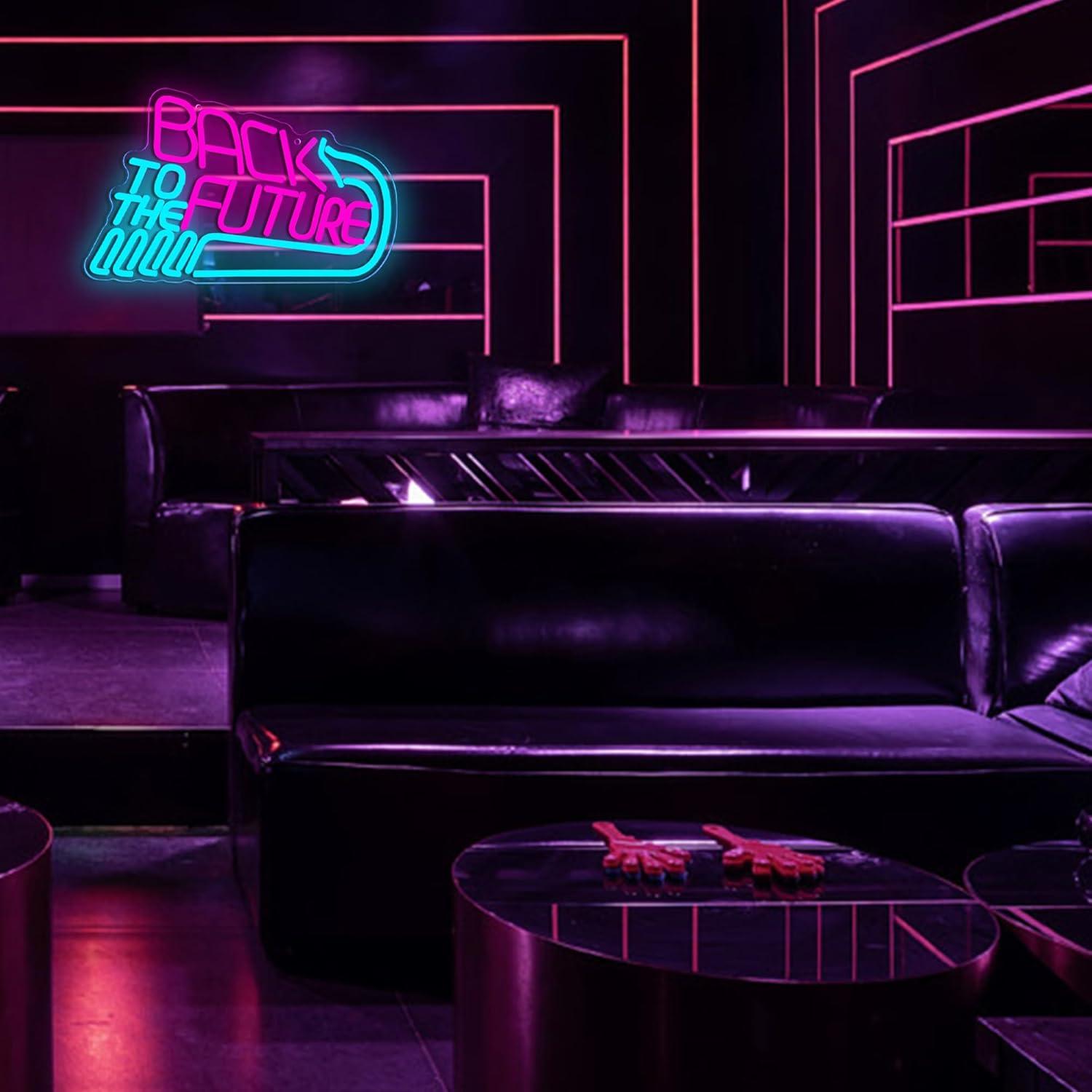 Luz de Neón Regreso al Futuro Ihrefk 39.1x25.9cm USB Regulable