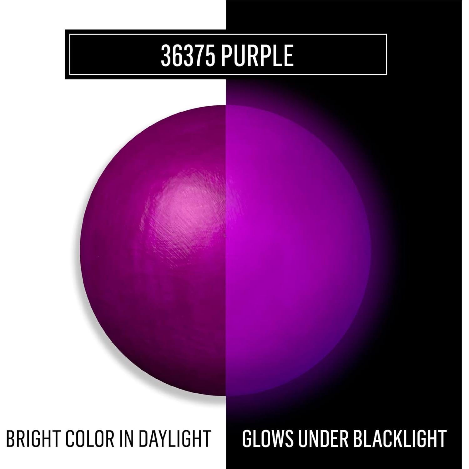 Pintura Acrílica Neón FolkArt 8 oz Púrpura Brilla en Oscuridad