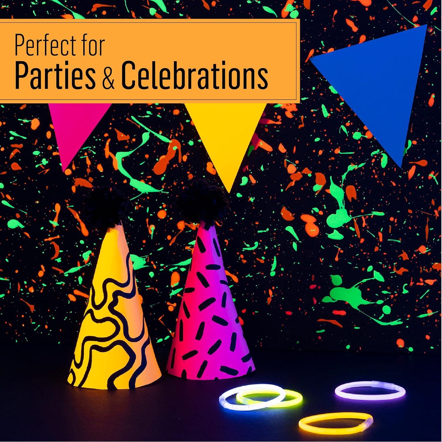 Pintura Acrílica Neón FolkArt 8 oz Púrpura Brilla en Oscuridad