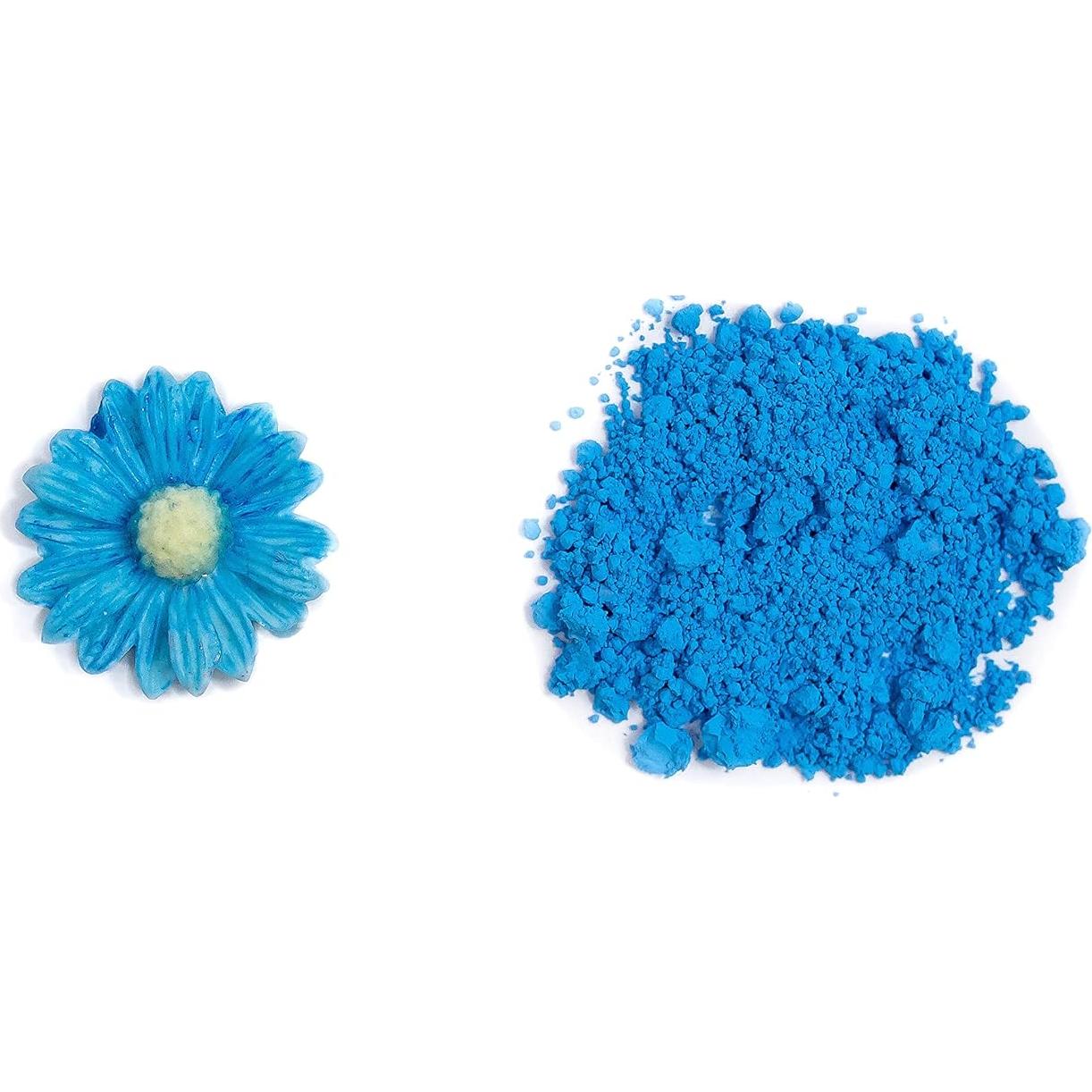Polvo Comestible Petal Dust Azul Neón Brillante 4g - Brilla en la Oscuridad