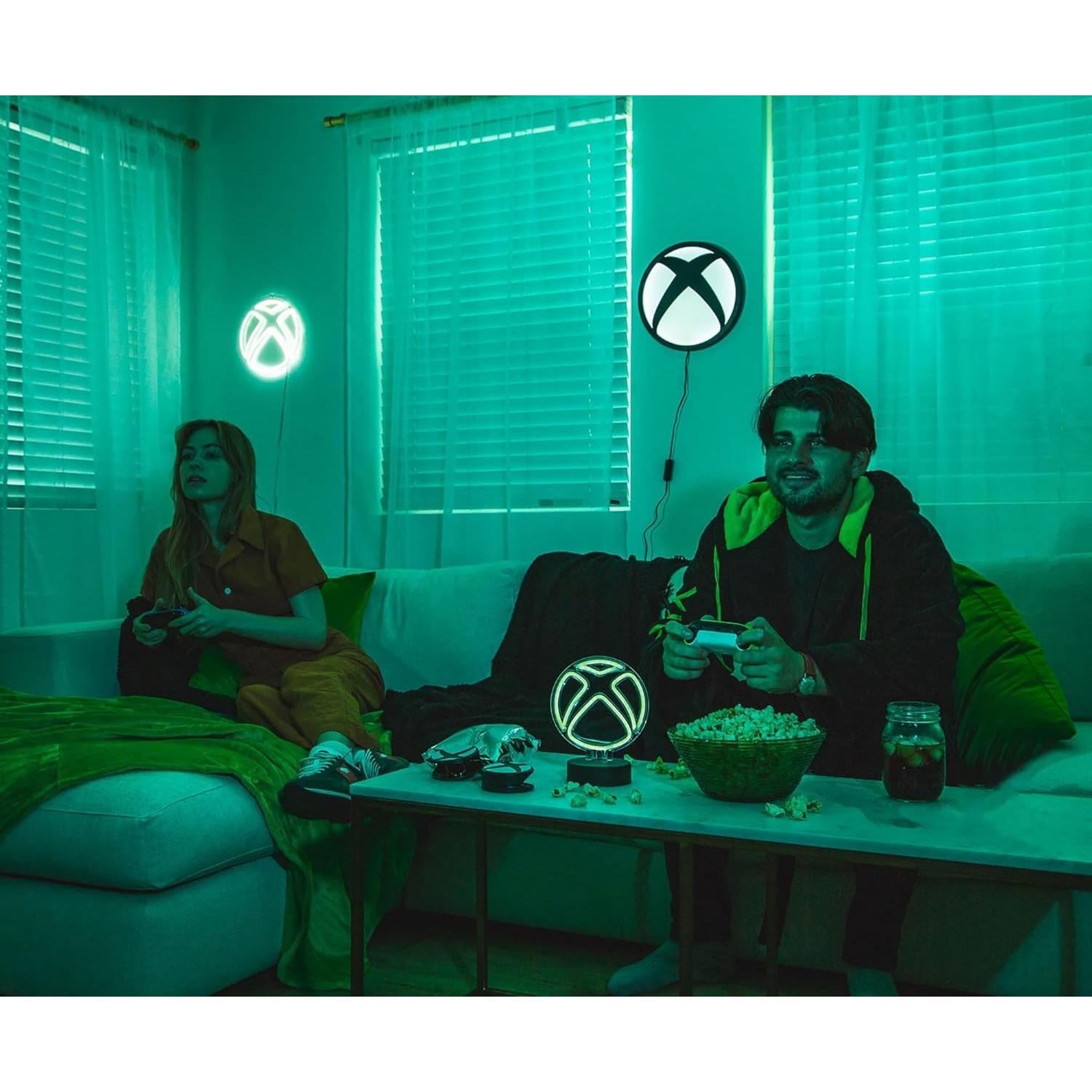 Luz de Pared LED Neón Xbox 25.4 cm con Cable USB