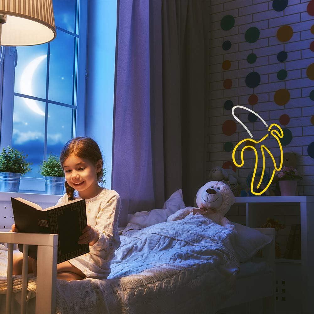 Luz de Neón Plátano ENUOLI 29x20 cm LED Decorativa USB