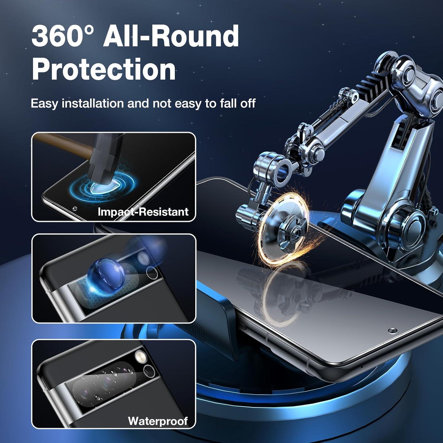 Protector de Pantalla y Lente LK para Google Pixel 8 Pro