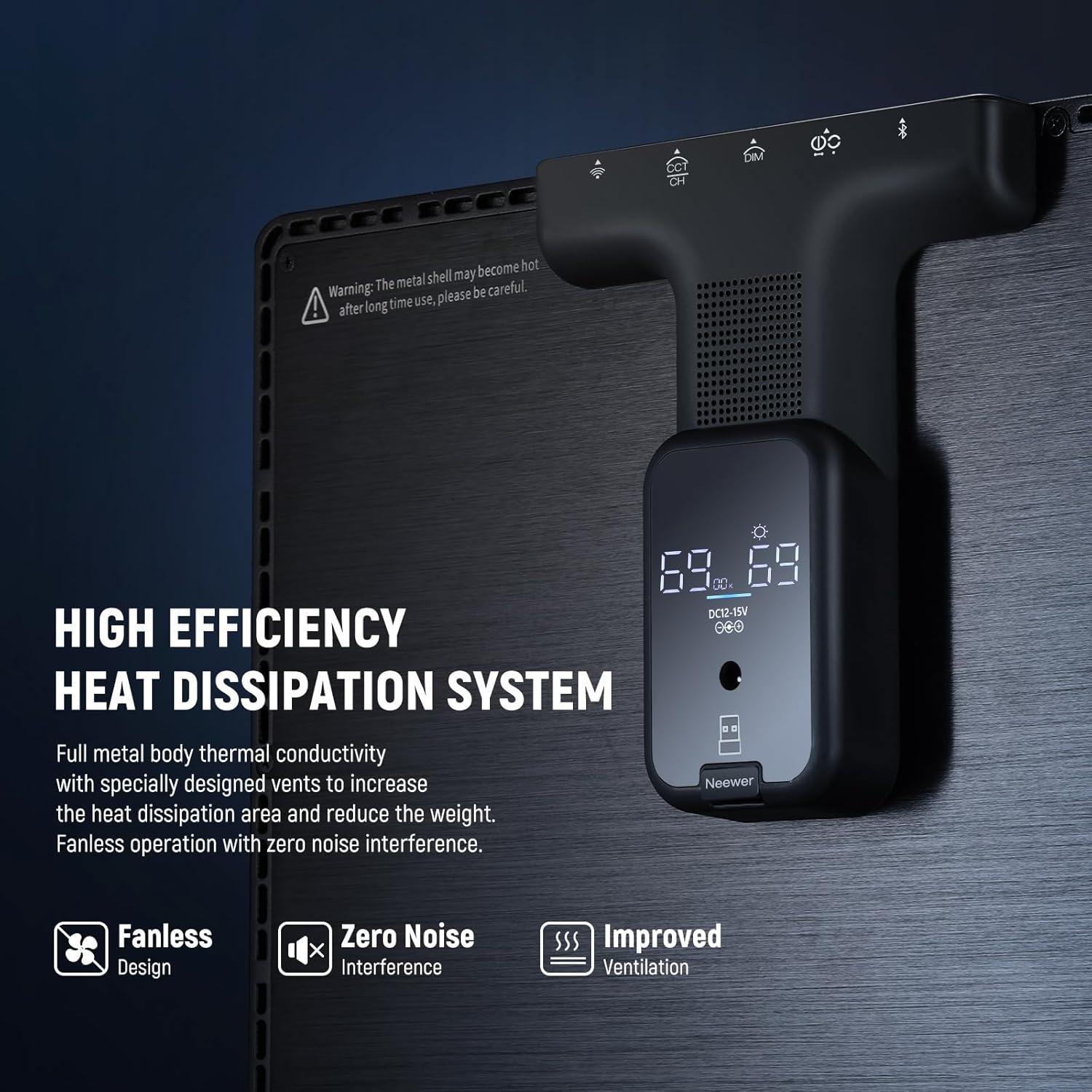 Luz LED Neewer GL1 PRO 39.37 cm para Streaming y Grabación