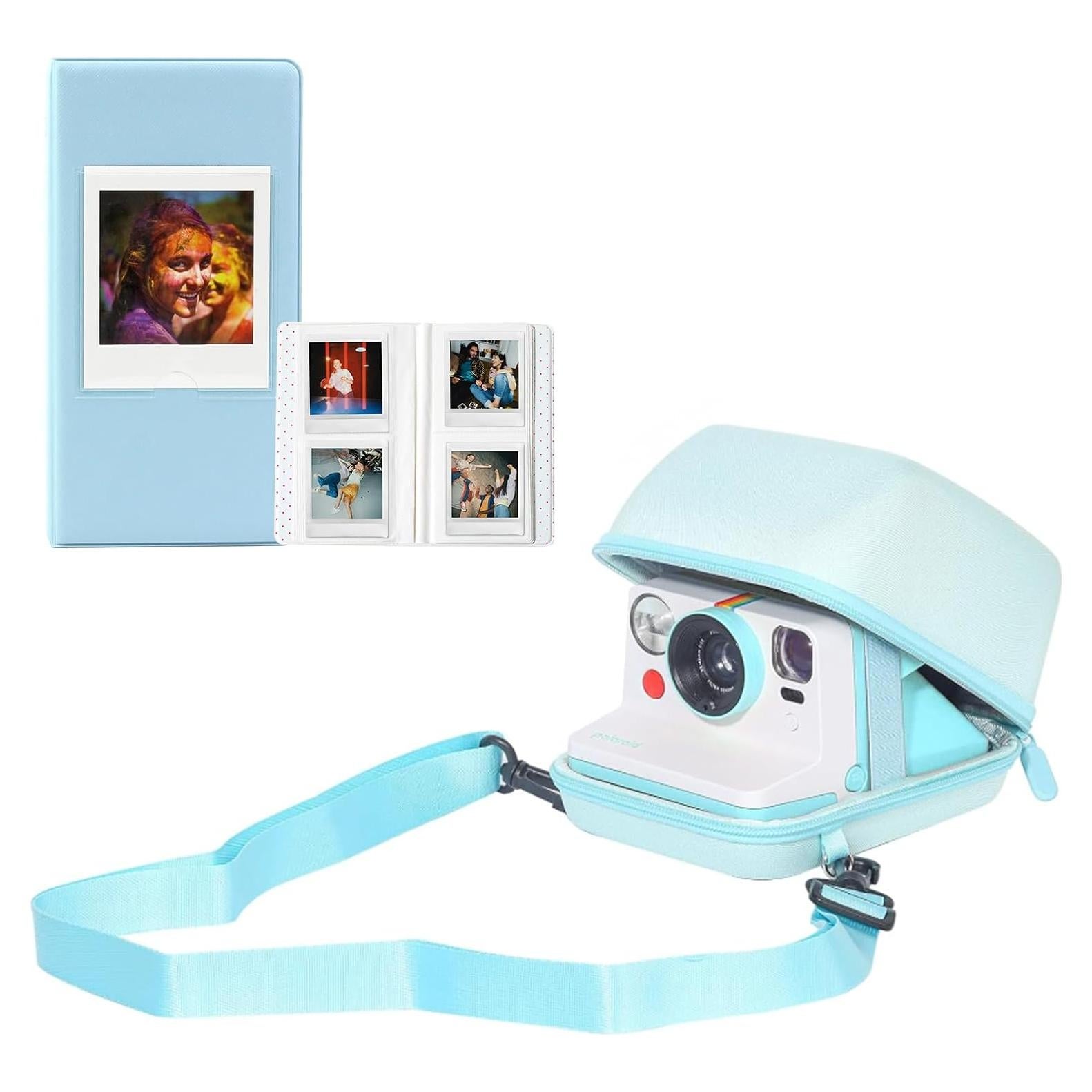 Funda Protectora WOGOZAN para Cámara Polaroid Now y Álbum Azul