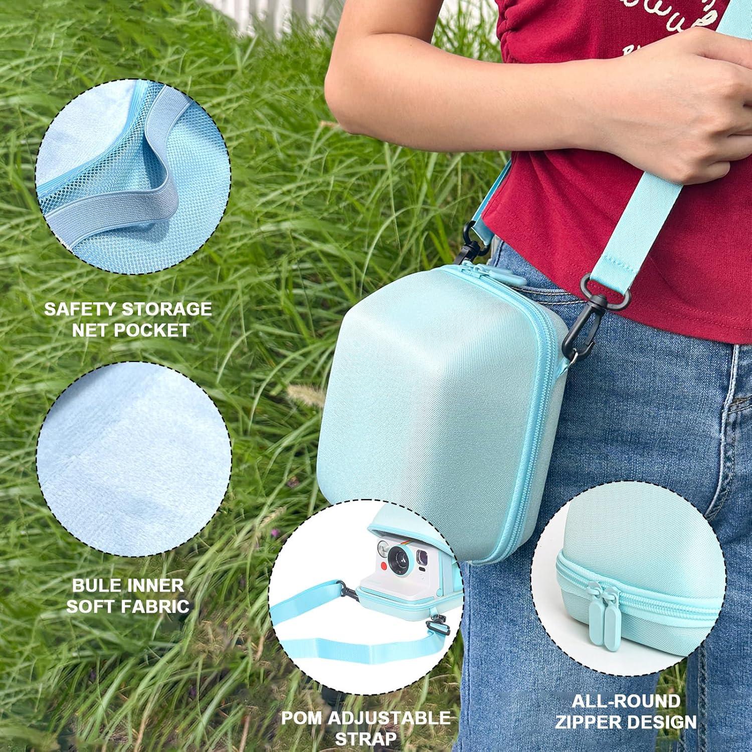 Funda Protectora WOGOZAN para Cámara Polaroid Now y Álbum Azul