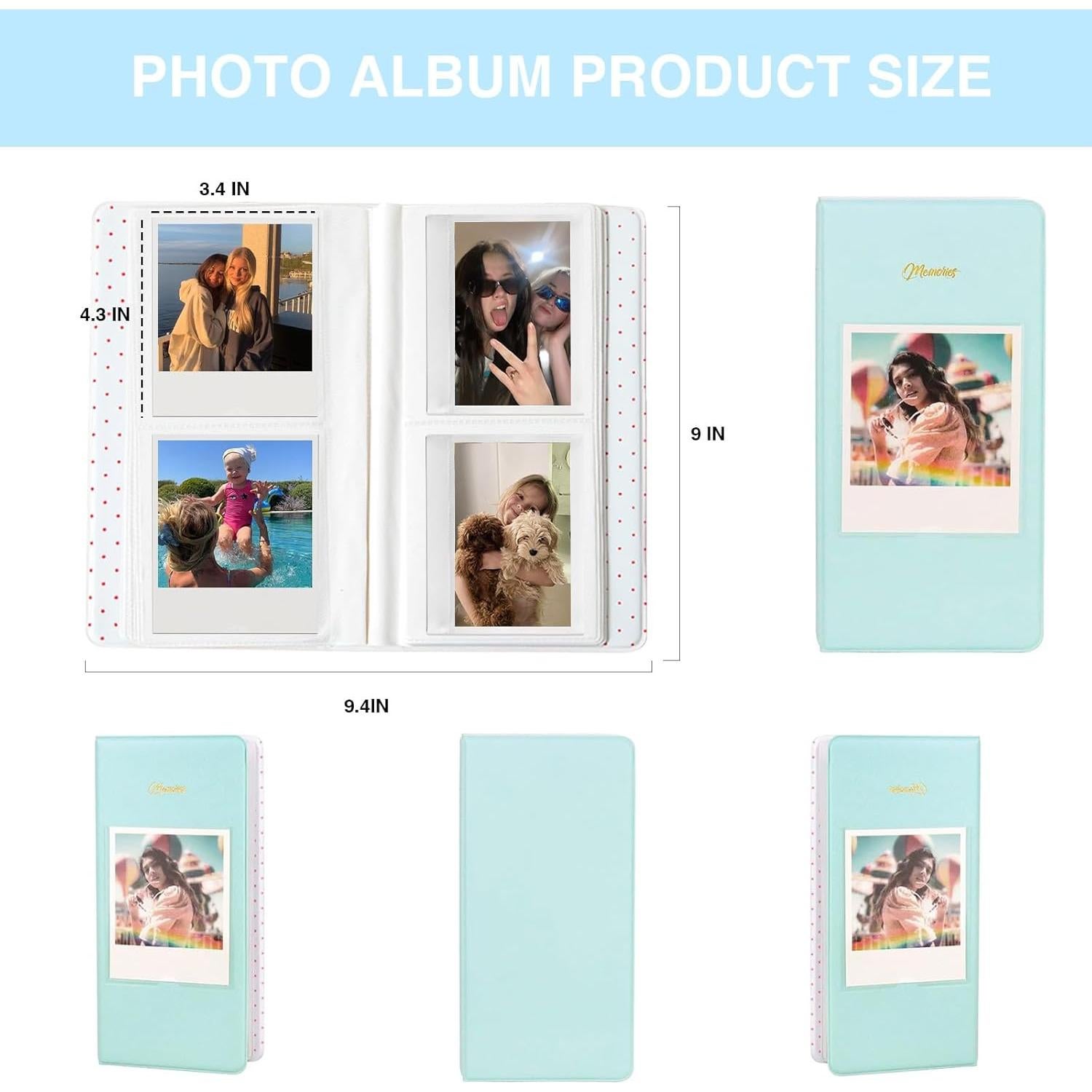 Funda Protectora WOGOZAN para Cámara Polaroid Now y Álbum Azul