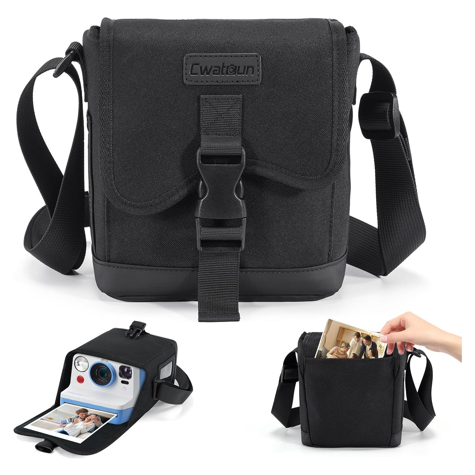 Bolsa de cámara bandolera Cwatcun Small Polaroid 16.5x12.5cm