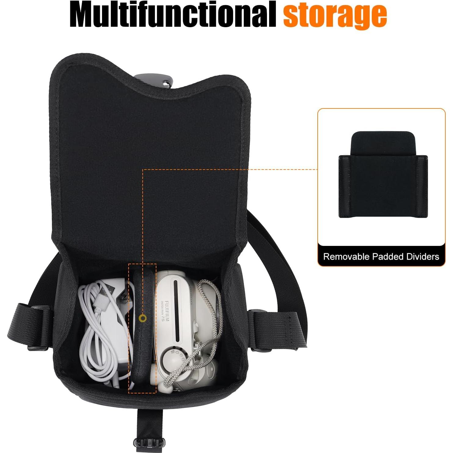 Bolsa de cámara bandolera Cwatcun Small Polaroid 16.5x12.5cm