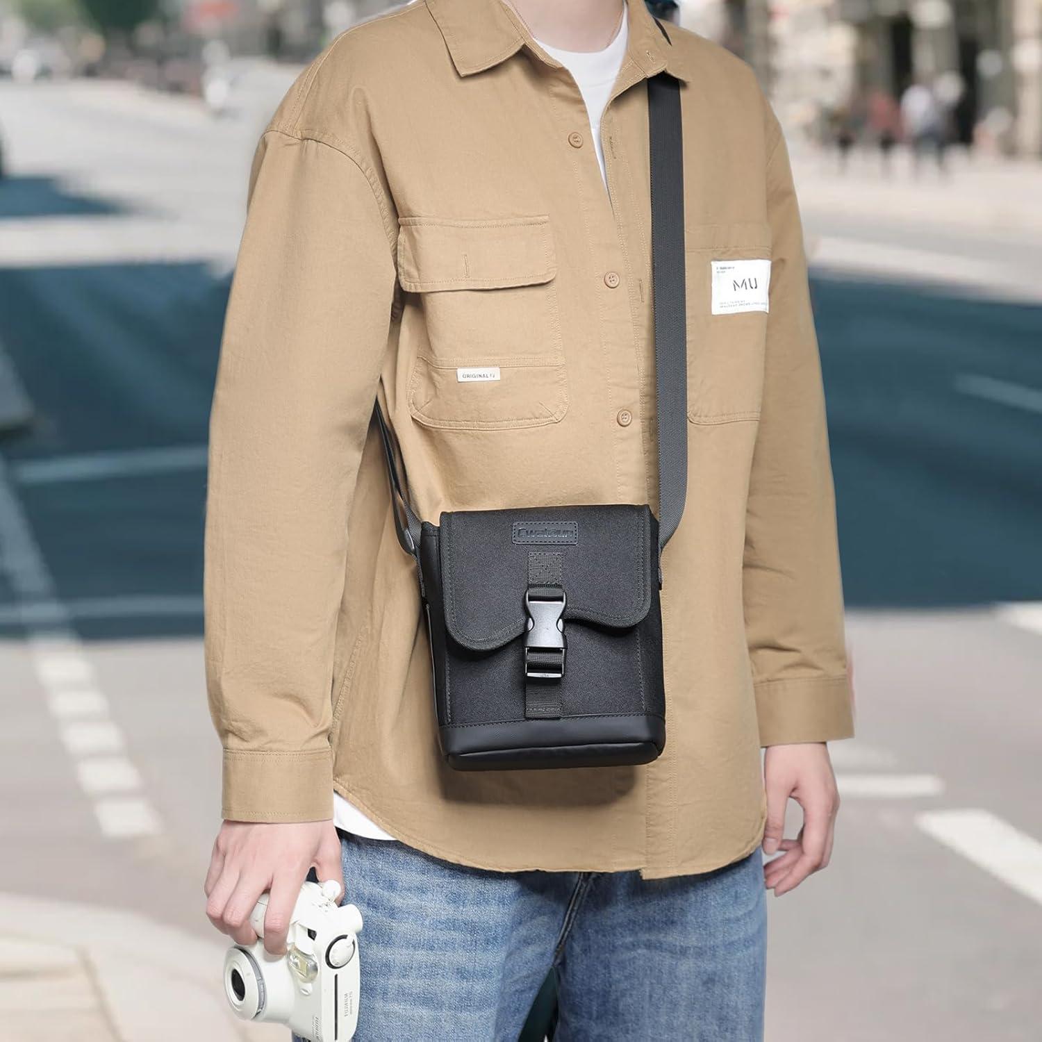 Bolsa de cámara bandolera Cwatcun Small Polaroid 16.5x12.5cm