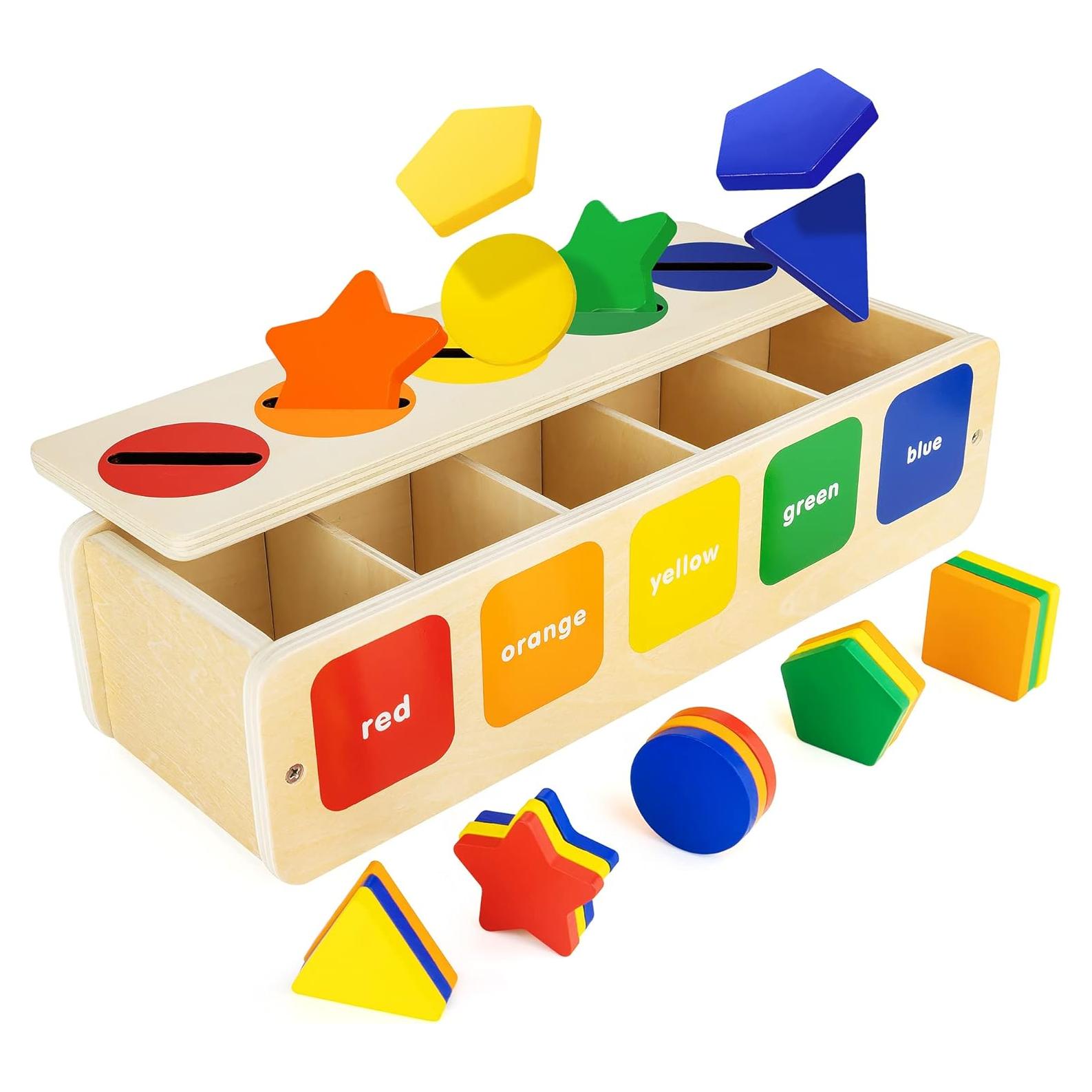 Juguete Montessori de Madera Lynncare para Niños 1-3 Años