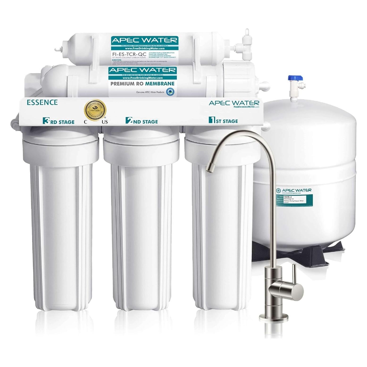 Sistema de ósmosis inversa APEC ROES-50 5 etapas filtración