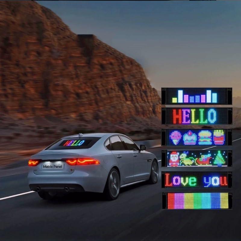 Ojos LED Programables digvifext Panel Flexible 17.2x7.1cm