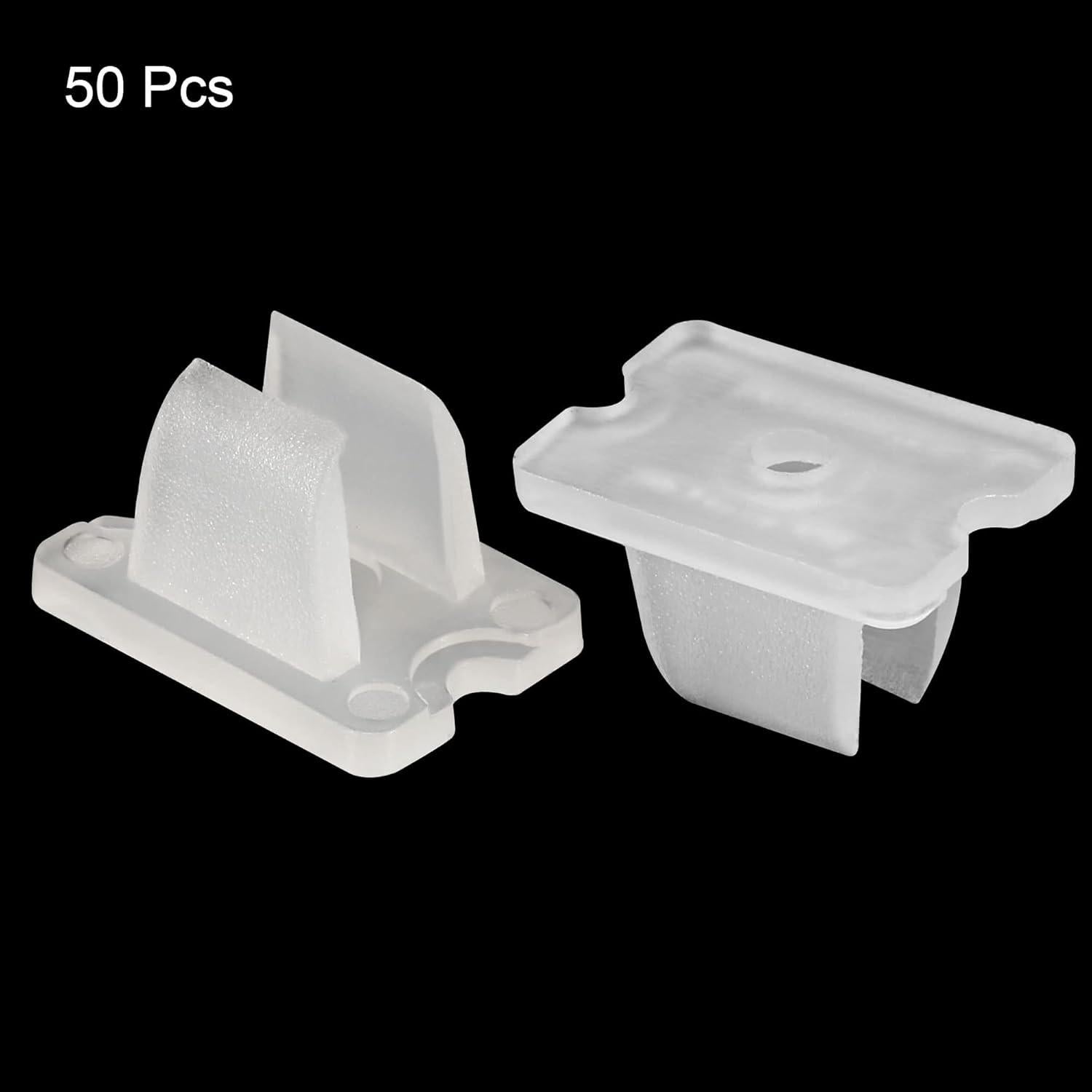 Clips de Montaje LED Neon MECCANIXITY 50 Piezas 6mm