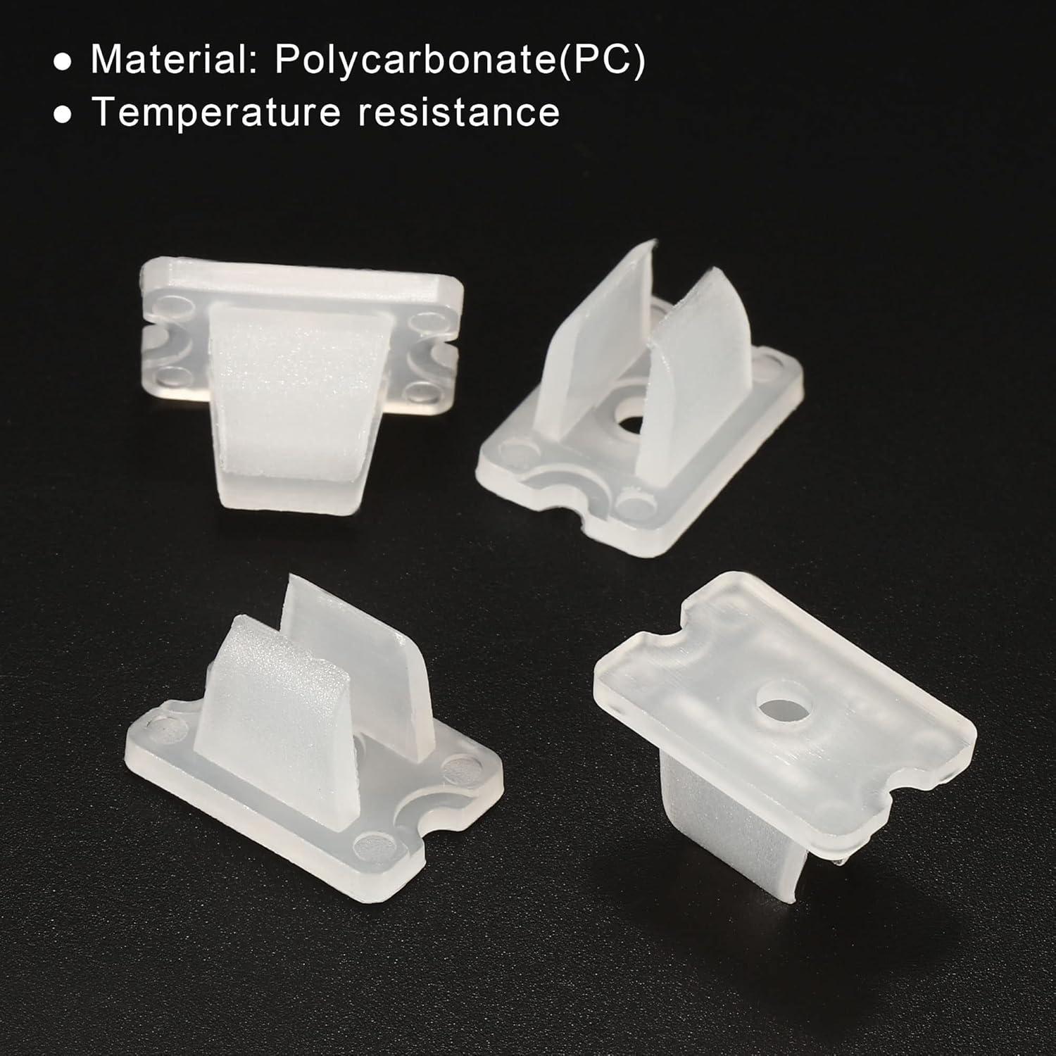 Clips de Montaje LED Neon MECCANIXITY 50 Piezas 6mm