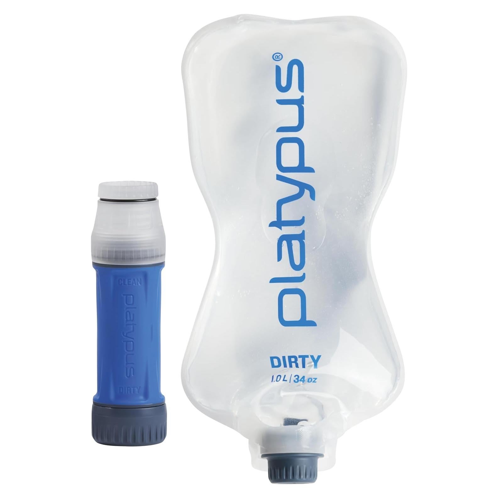 Filtro de Agua Platypus Quickdraw 1L Ultraligero Azul