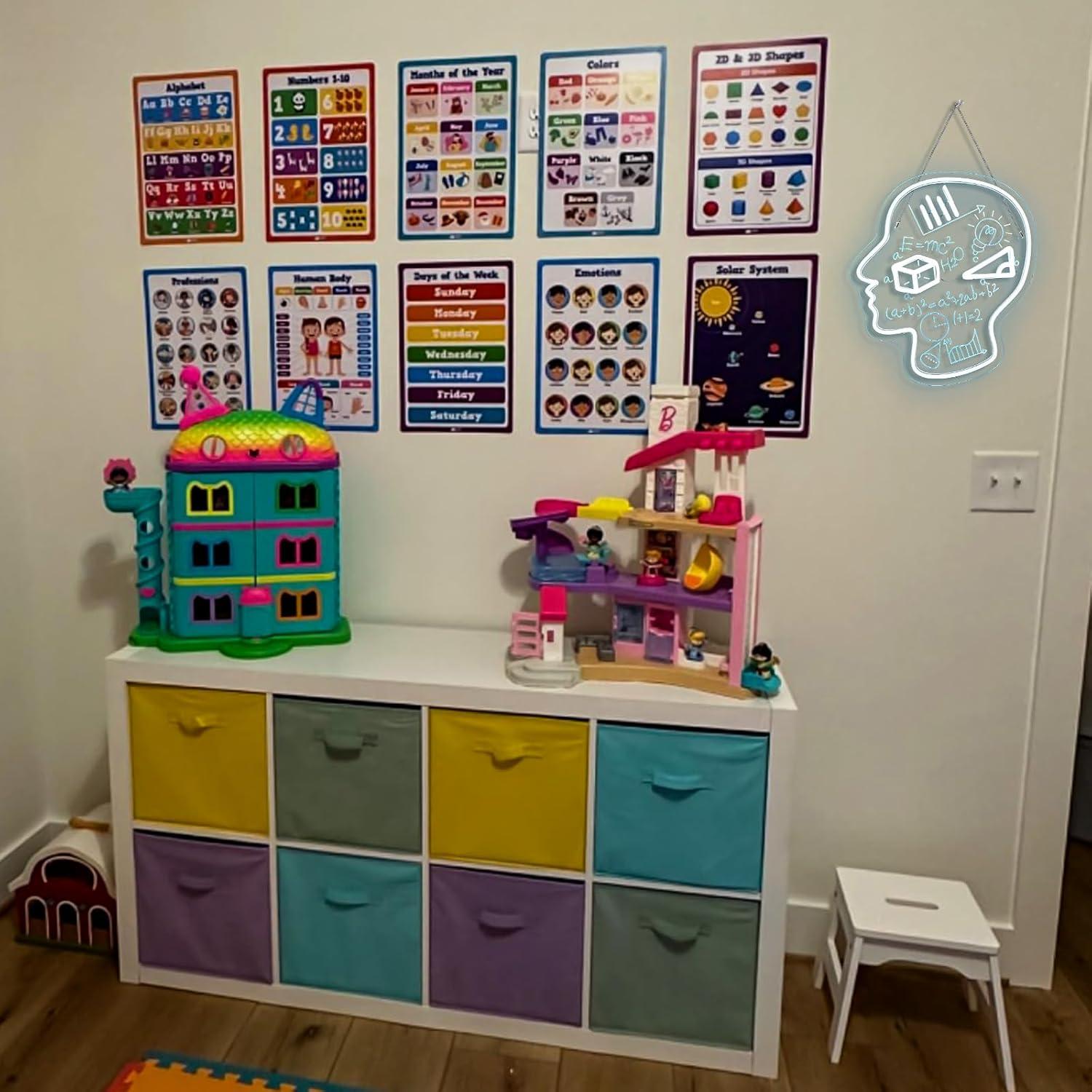 Cartel de Neón LED Matemáticas Horseneon 42x32 cm Decoración