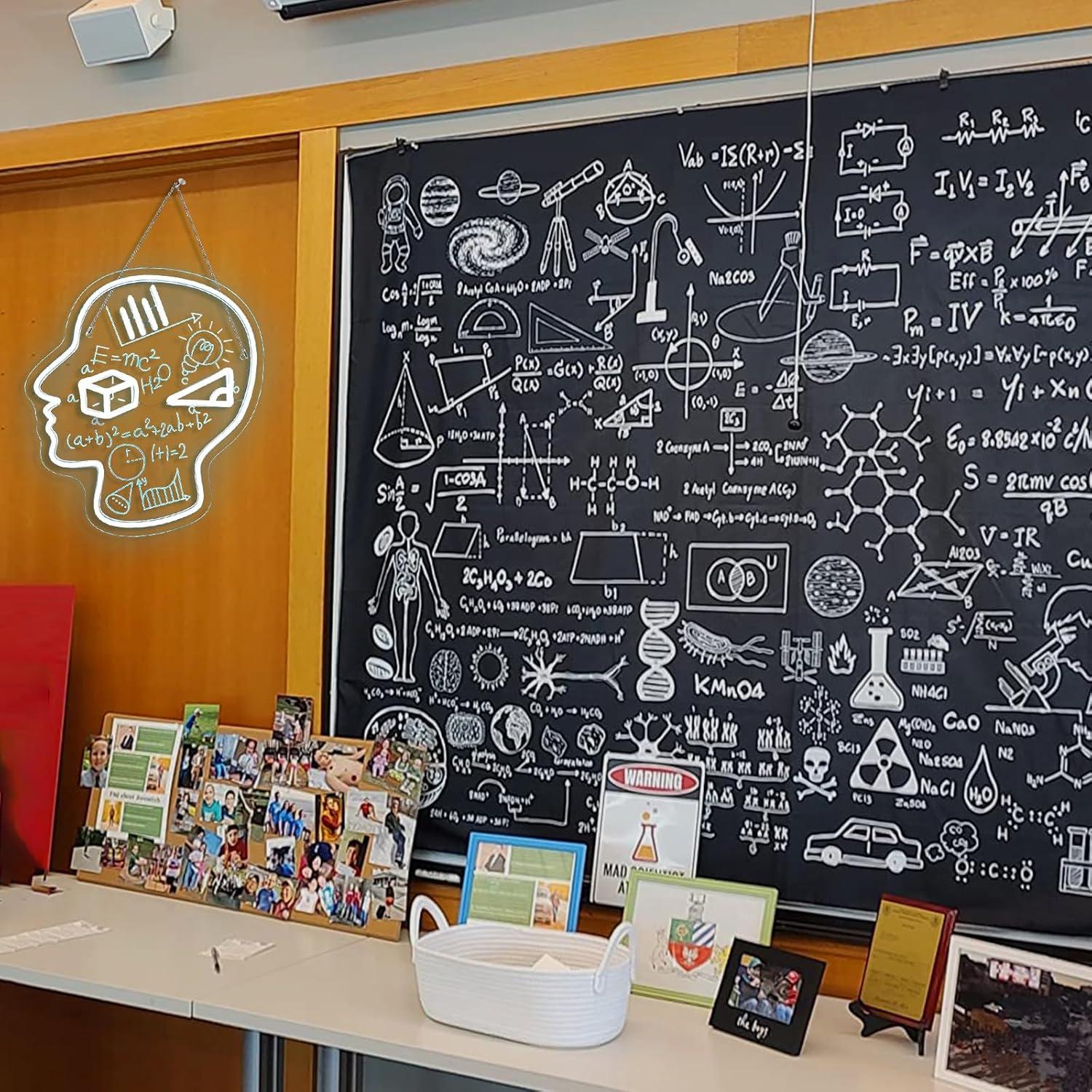 Cartel de Neón LED Matemáticas Horseneon 42x32 cm Decoración