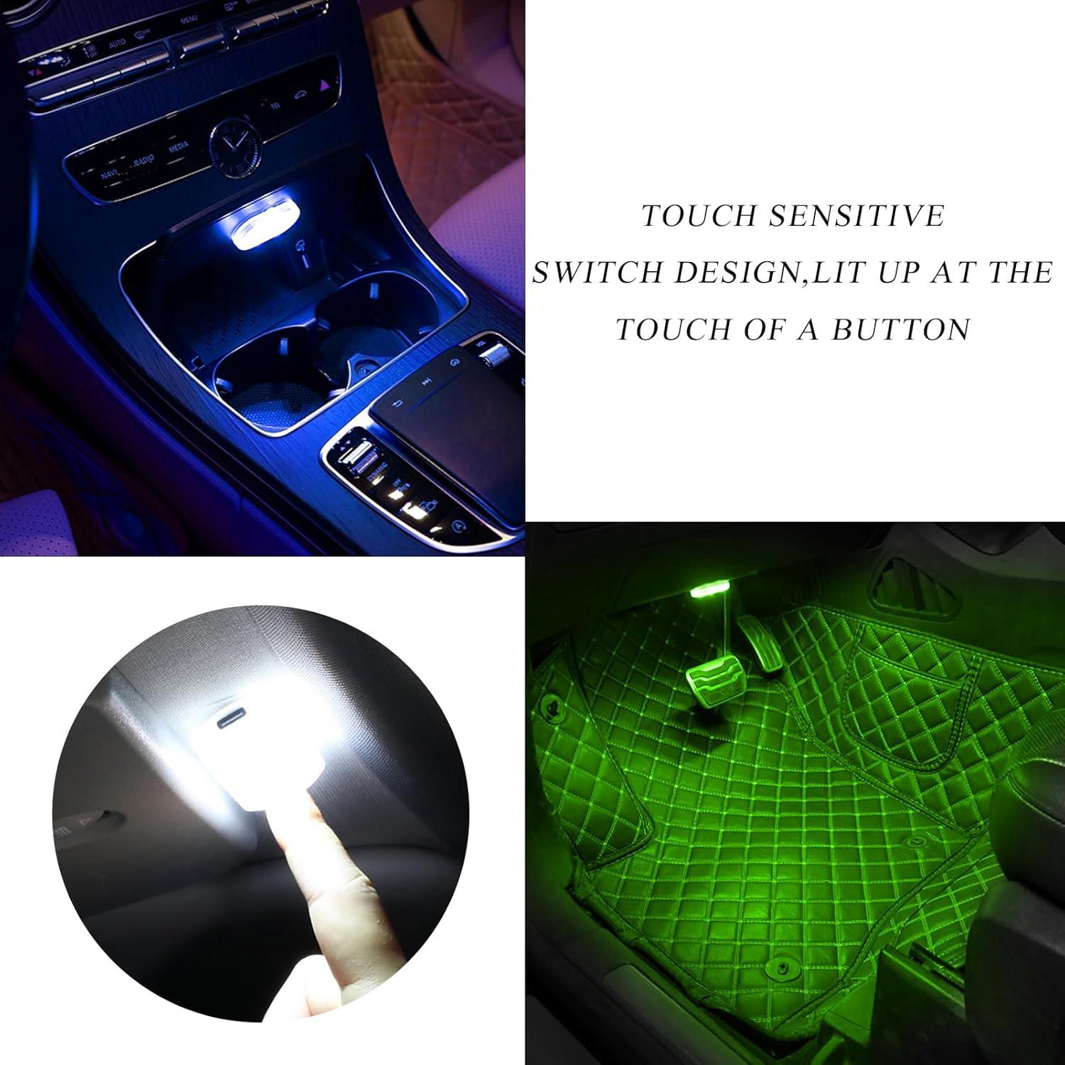 Luces LED Inalámbricas Gasedin 2 PCS Magnéticas 7 Colores