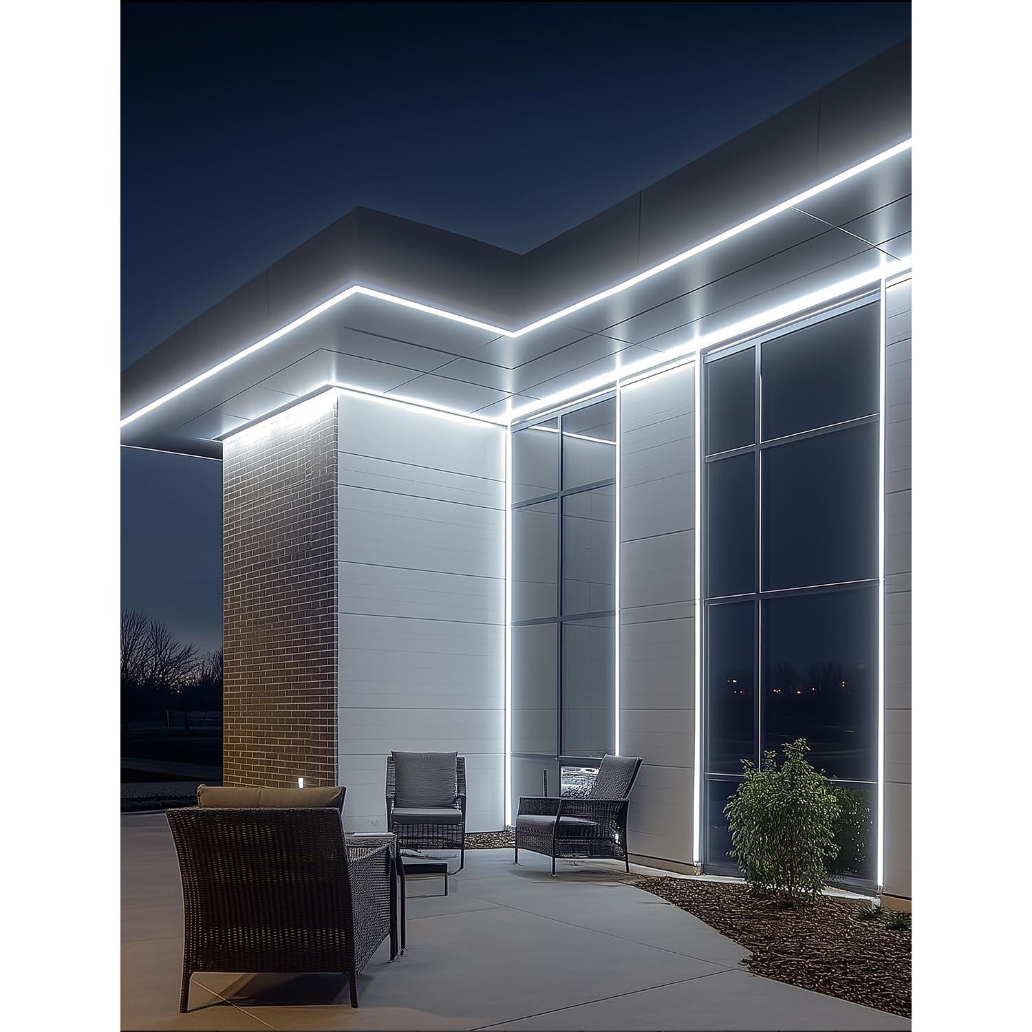 Tira de LED GZBtech 10M 6000K IP65 Impermeable para Exteriores