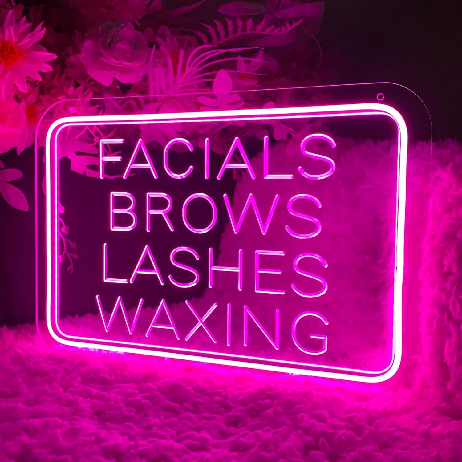 Cartel Neón LED Rosa 40x27.5cm ZPLNOSIN Decoración