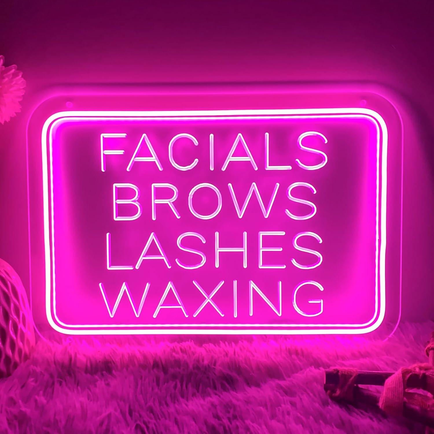 Cartel Neón LED Rosa 40x27.5cm ZPLNOSIN Decoración