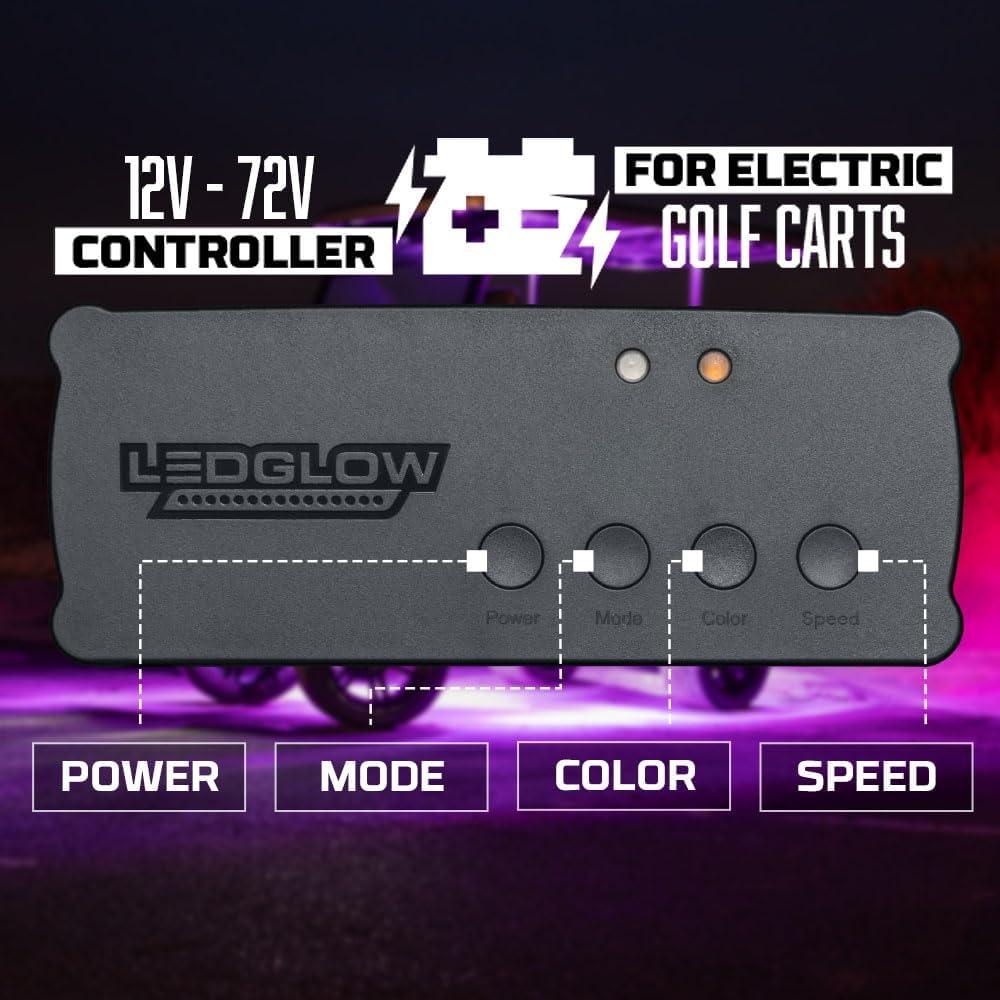 Kit de Iluminación LEDGlow Bajo Cuerpo 4 Piezas Multicolor 12V-72V