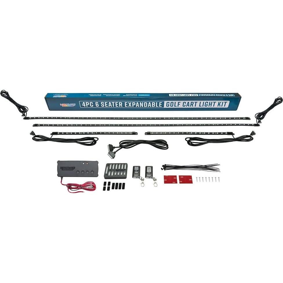 Kit de Iluminación LEDGlow Bajo Cuerpo 4 Piezas Multicolor 12V-72V