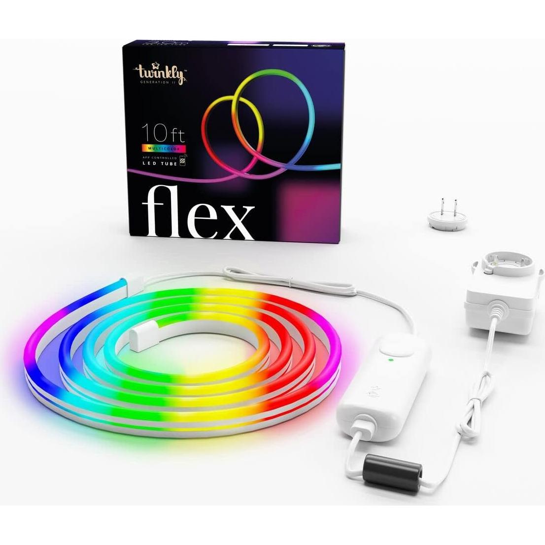 Tira LED RGB Flexible Twinkly Flex 3m, Control App, USB-C