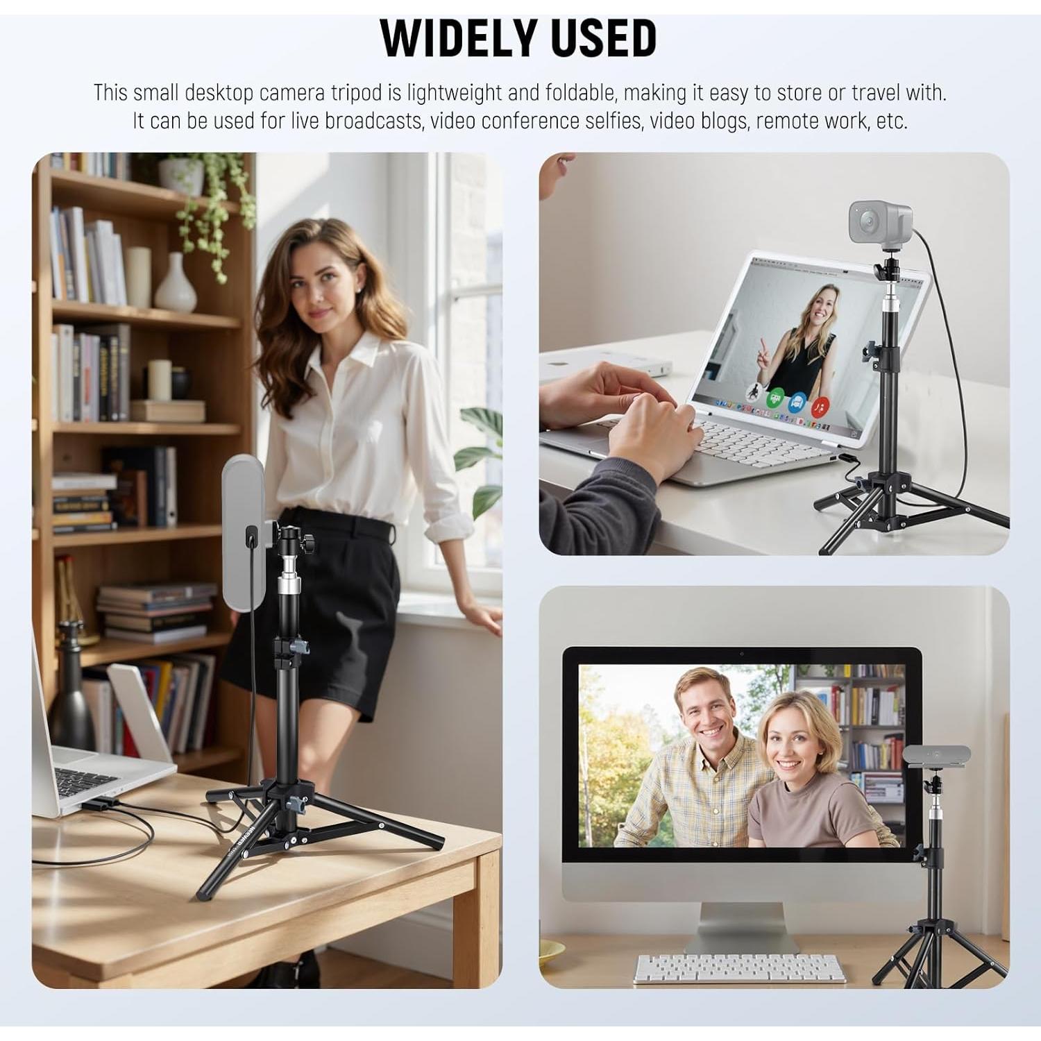 Soporte de Webcam NEEWER ST45B Tripode Ajustable 29-45cm