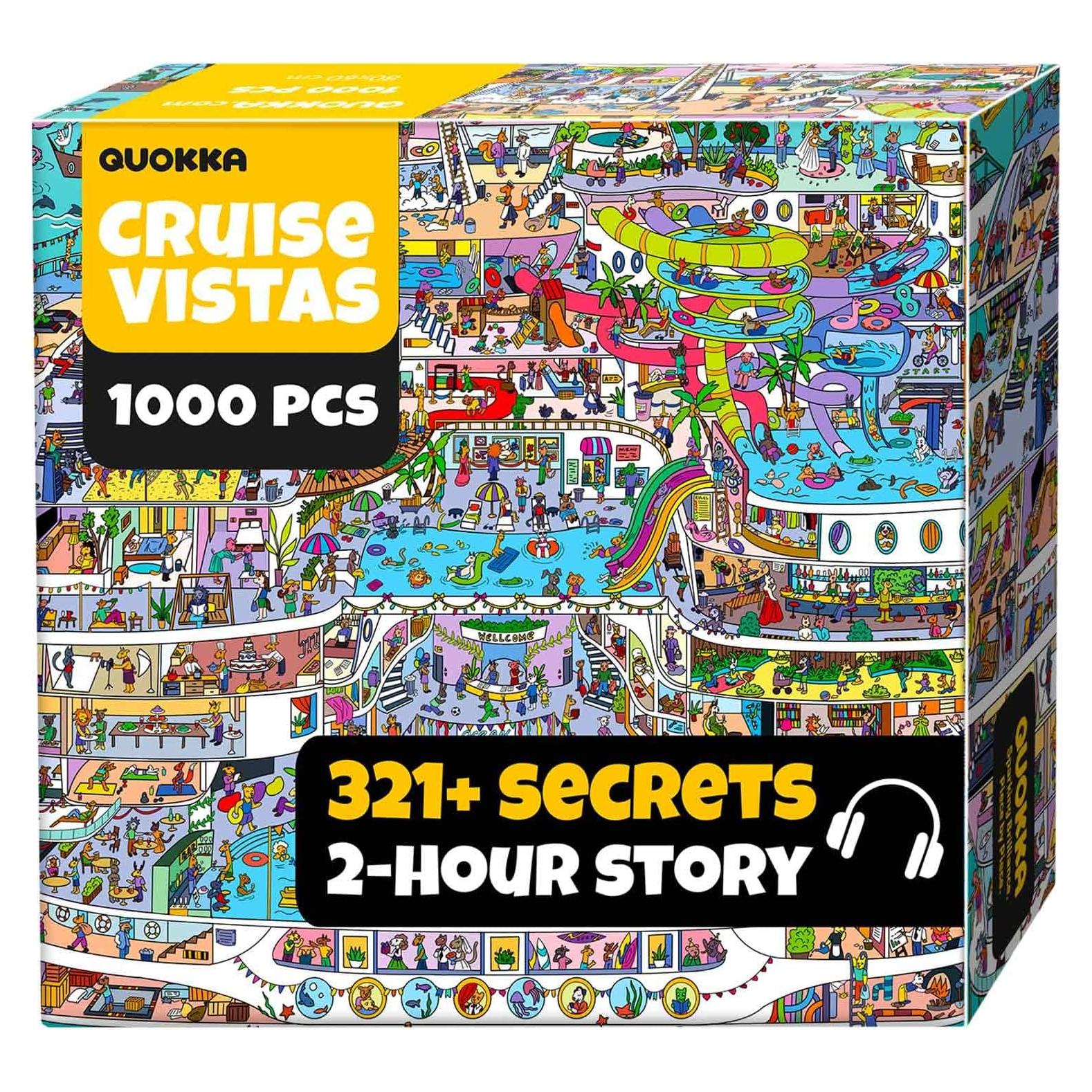 Puzzle Quokka 1000 Piezas Vistas de Crucero - Adducate