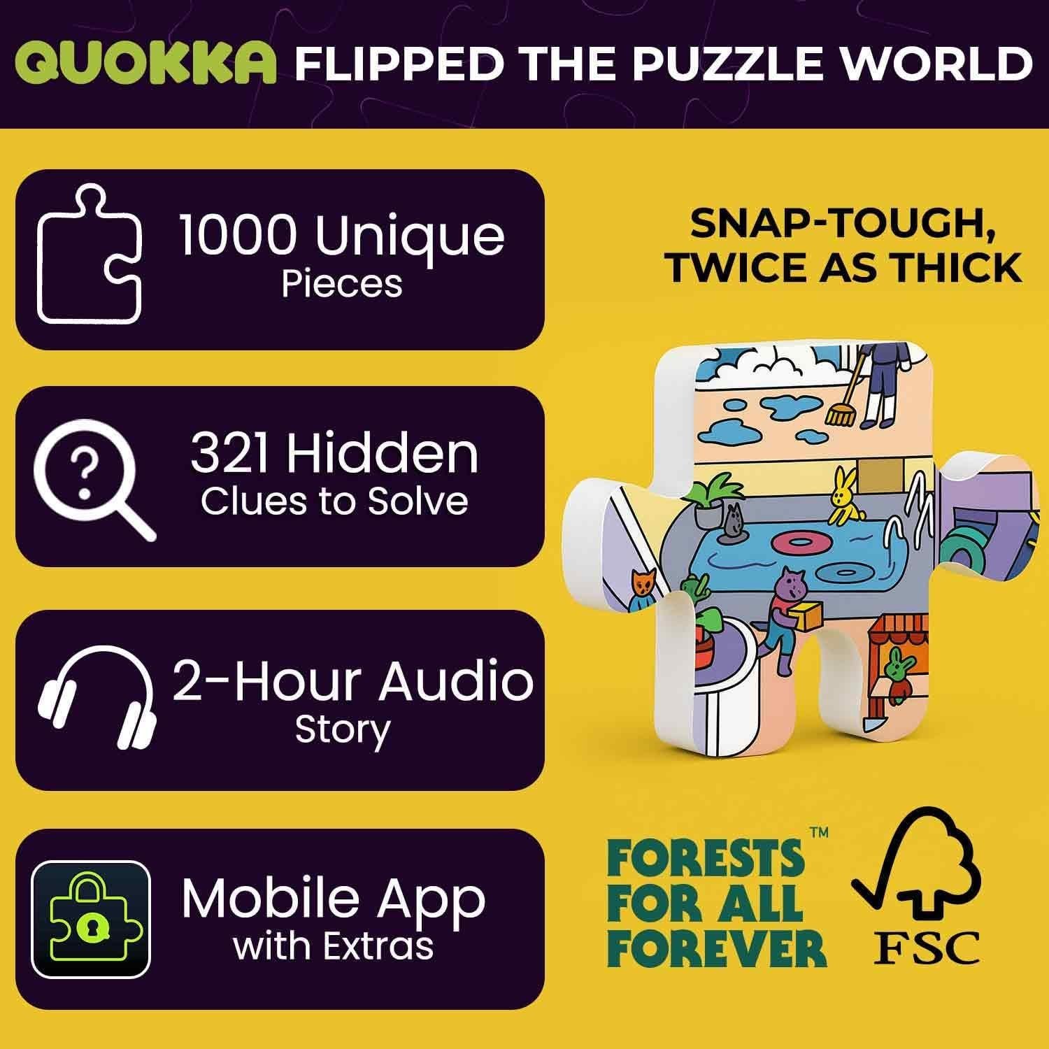 Puzzle Quokka 1000 Piezas Vistas de Crucero - Adducate