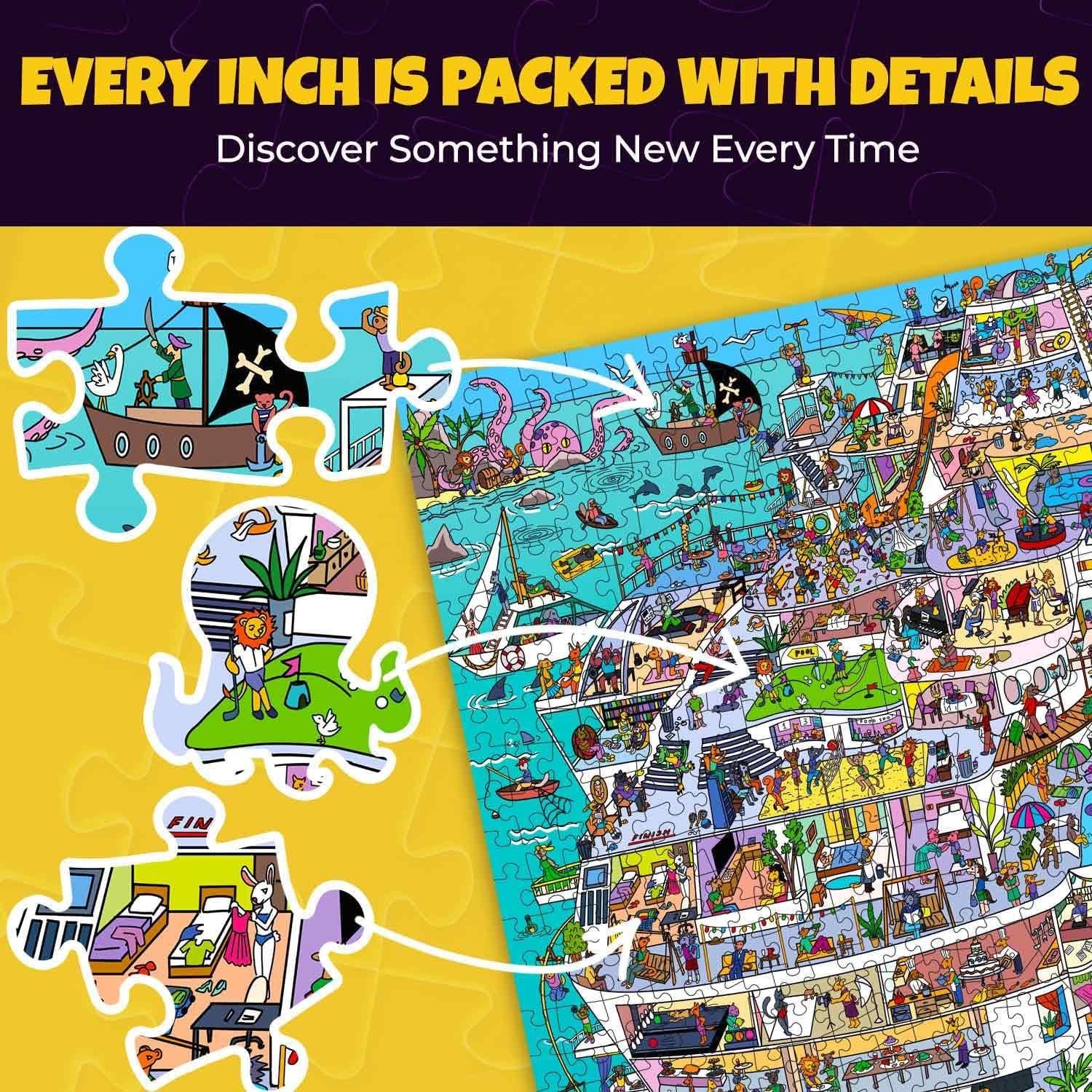 Puzzle Quokka 1000 Piezas Vistas de Crucero - Adducate