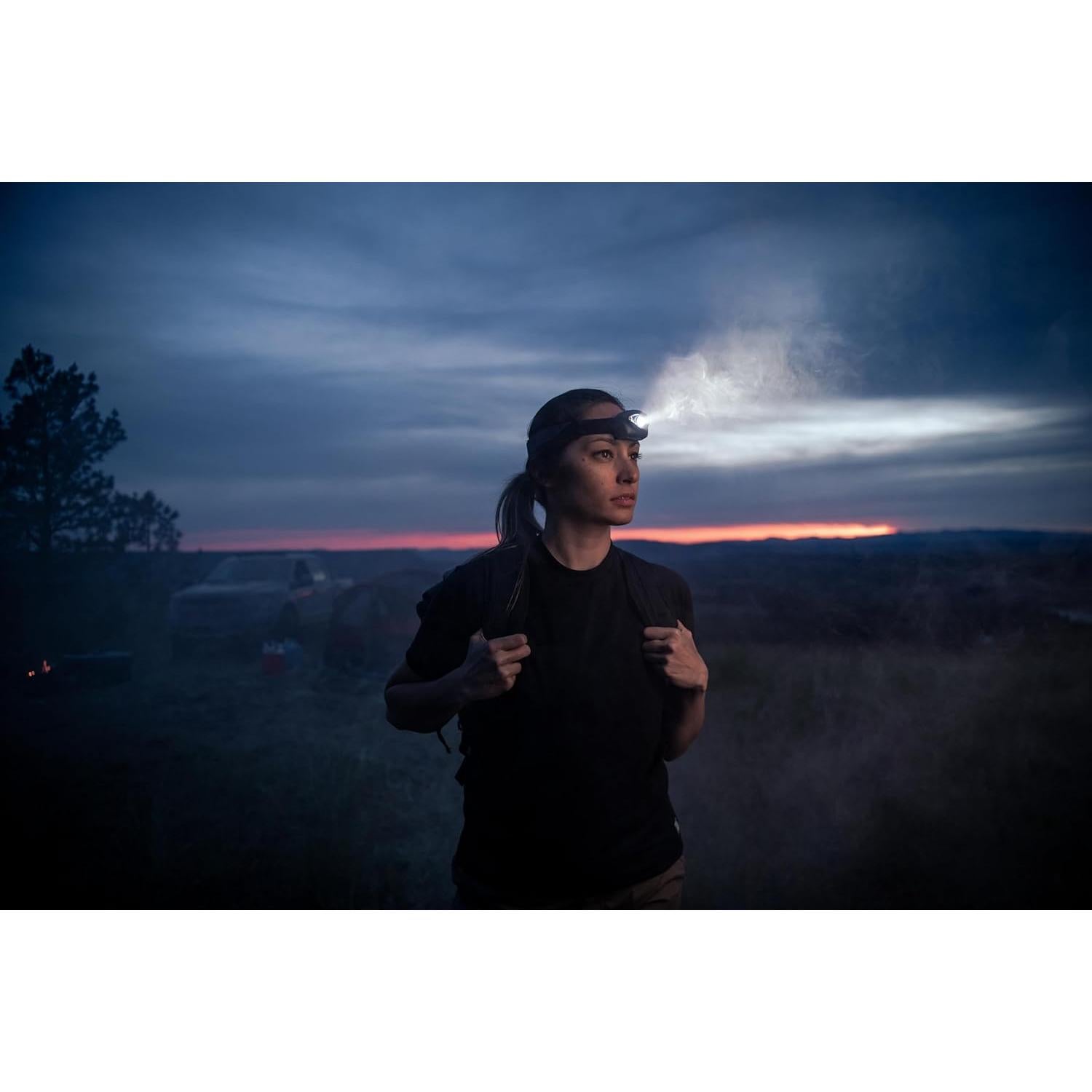 Linterna Frontal Princeton Tec Vizz 550 Lúmenes LED Azul