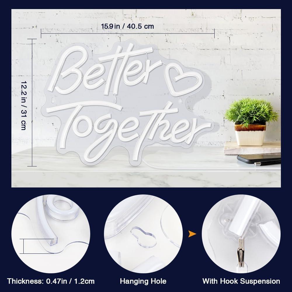 Luz de Neón LED Arrinew 42x30.99cm Decorativa USB