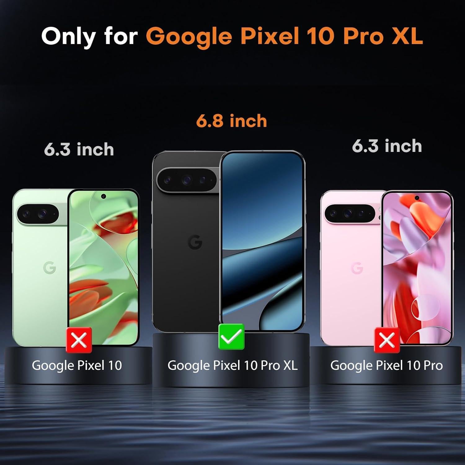 Protector de Pantalla y Lente OMOTON para Google Pixel 10 Pro XL