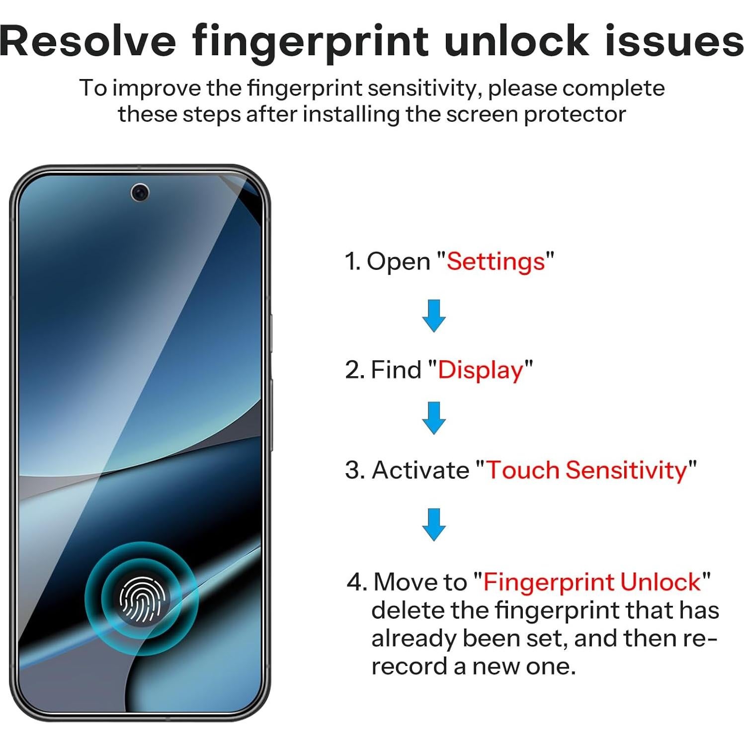 Protector de Pantalla y Lente OMOTON para Google Pixel 10 Pro XL