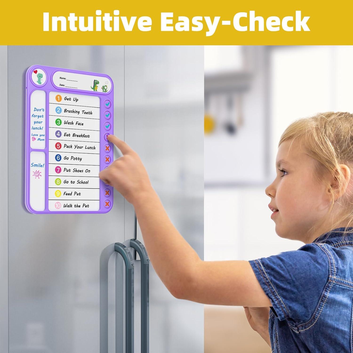 Tabla de Tareas Magnética Bailkind 25.4x17.78 cm Morado