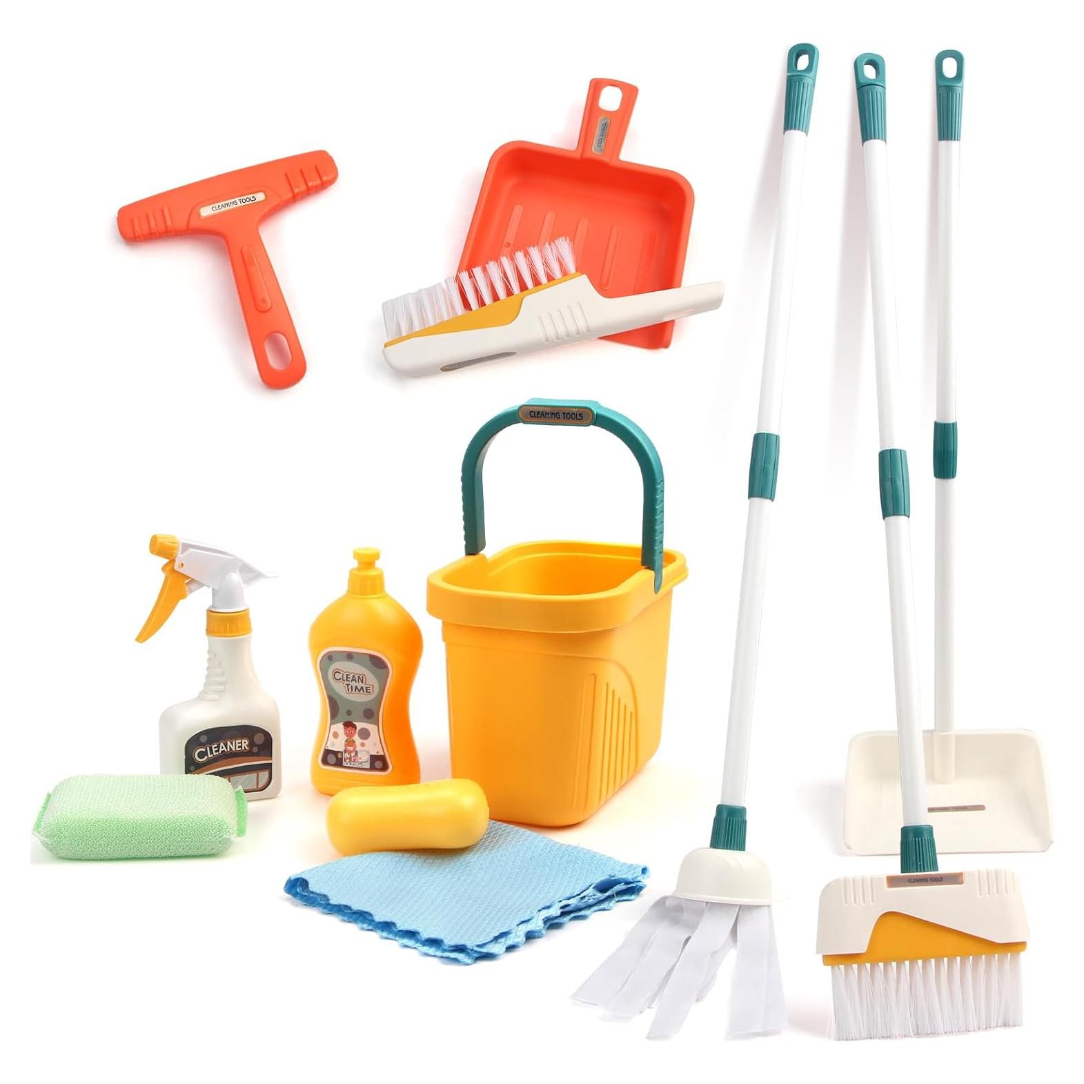 Juego de Limpieza Joyfia 12 Piezas para Niños 3 Años en Adelante