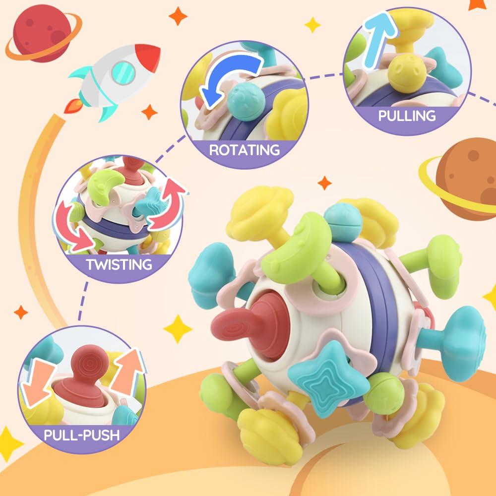 Juguete de Masticar para Bebés Muti - Bola Sensorial Educativa