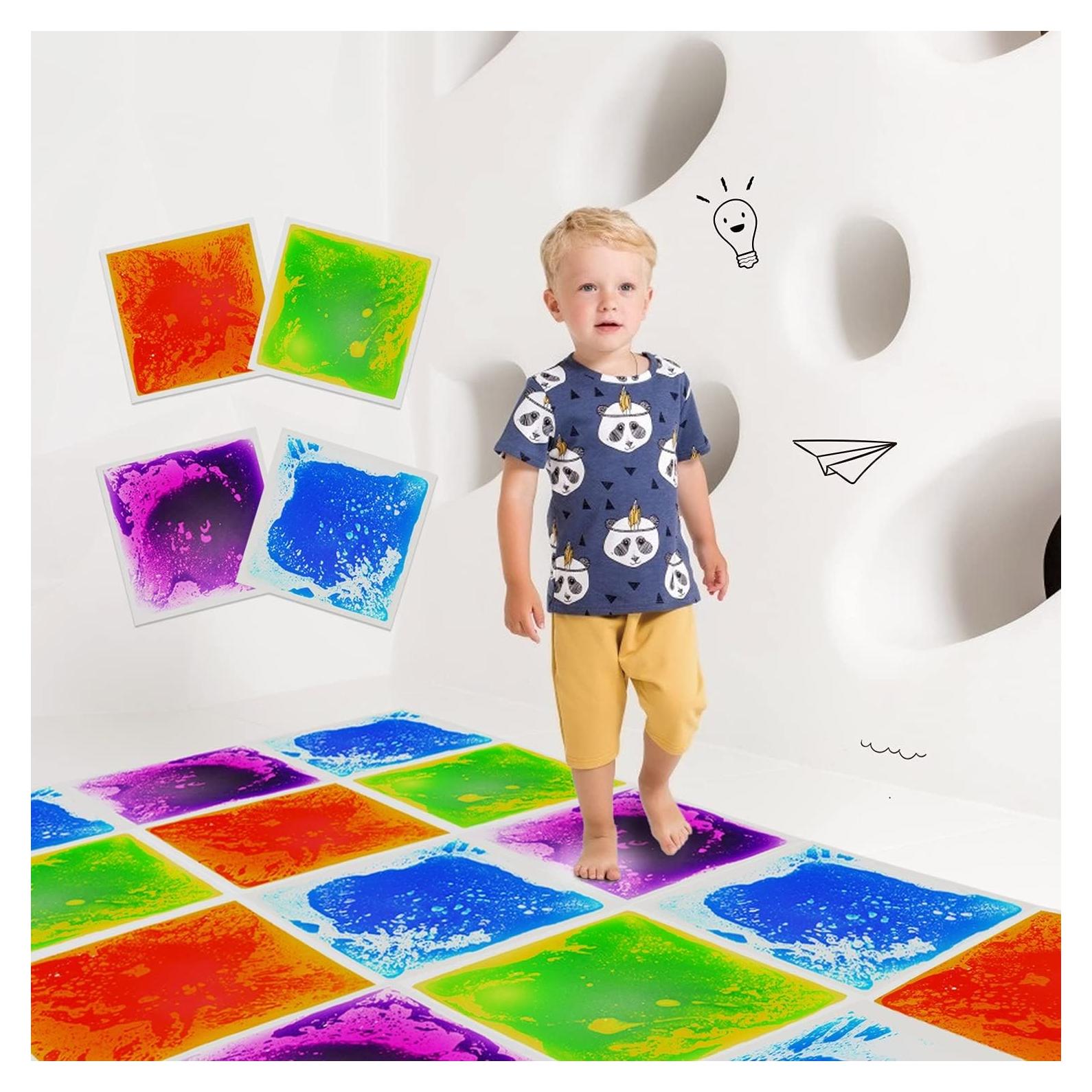 Azulejos de Piso Sensoriales Edusense 4 Piezas 30x30 cm