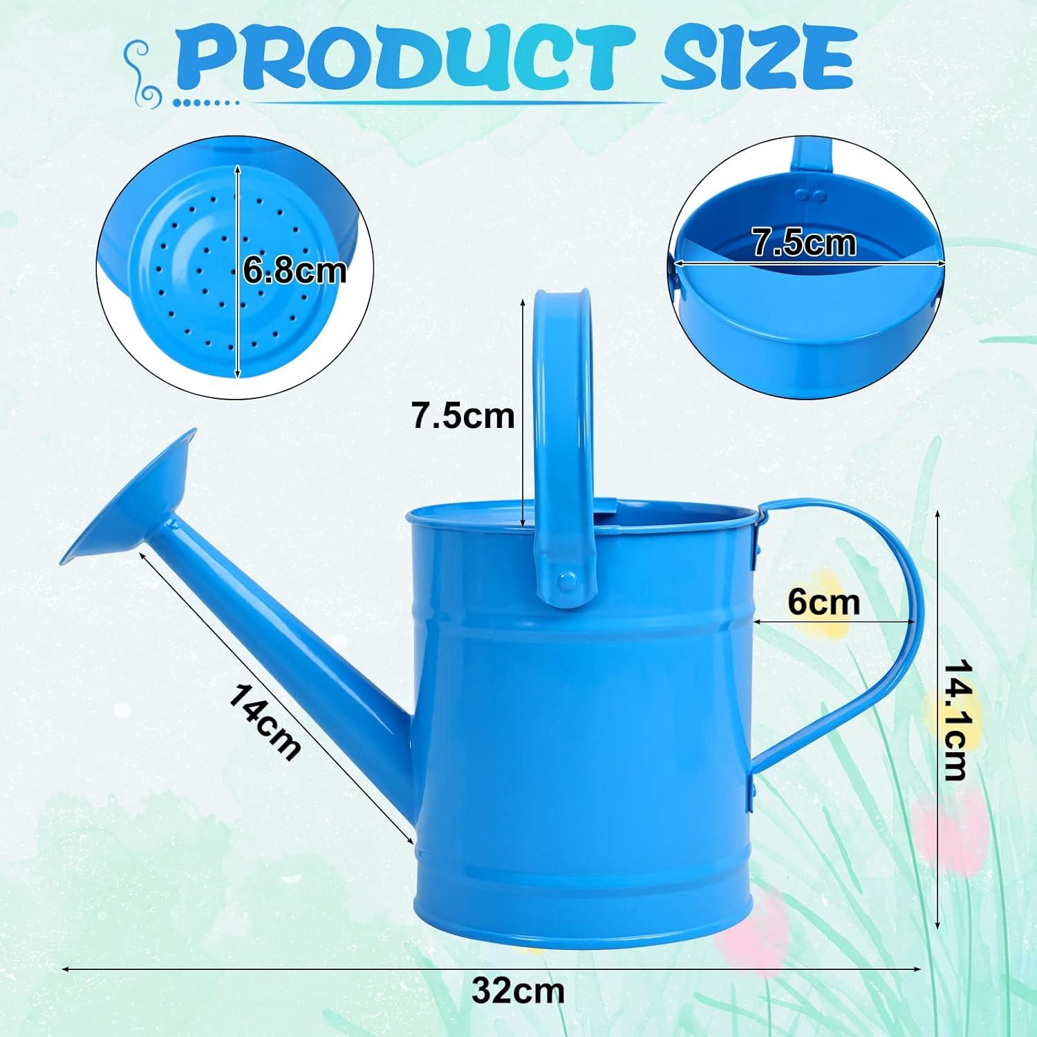 Regadera de Metal Finderomend 1.5L Azul para Niños