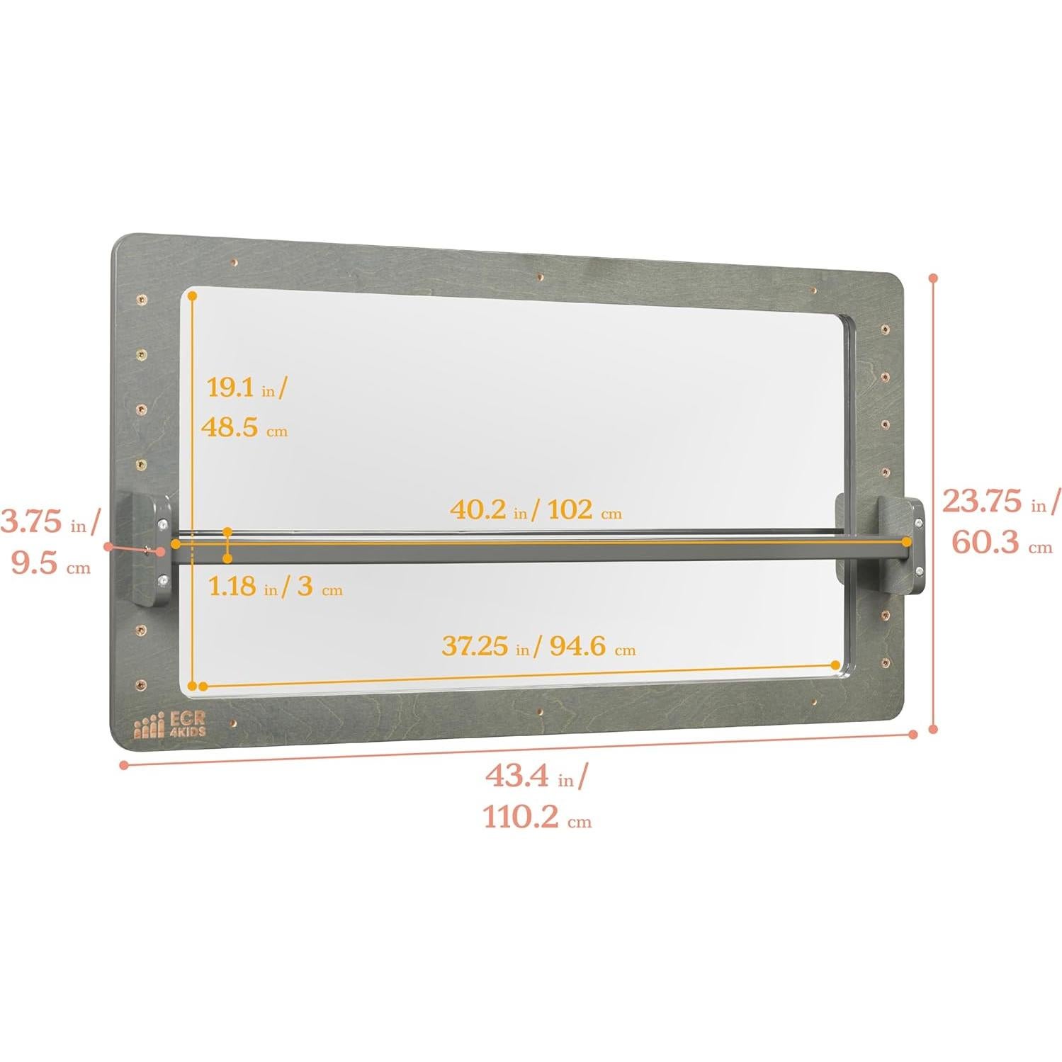 Espejo de Coordinación Montado en Pared ECR4Kids 110.4x60.3cm