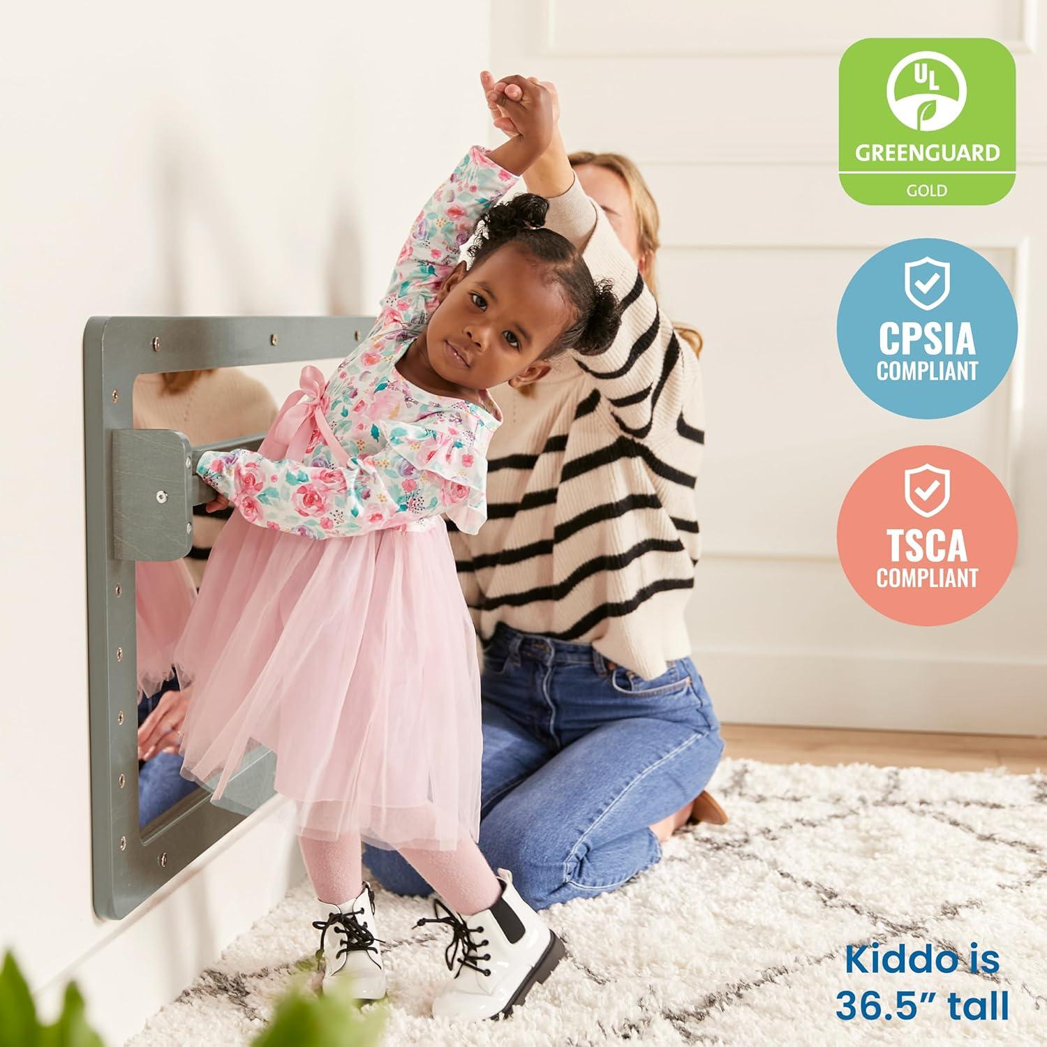 Espejo de Coordinación Montado en Pared ECR4Kids 110.4x60.3cm